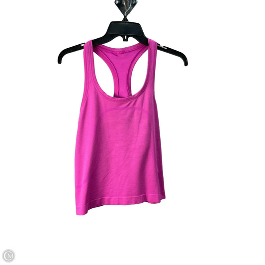 Athletic Tank Top By Lululemon In Pink, Size: M
