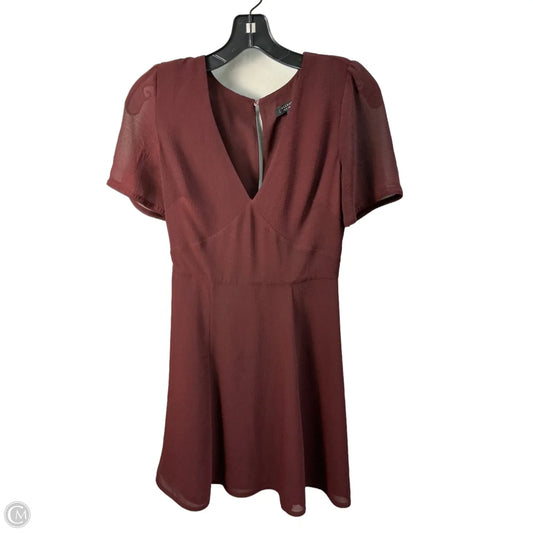 Dress Designer By All Saints In Maroon, Size: 4