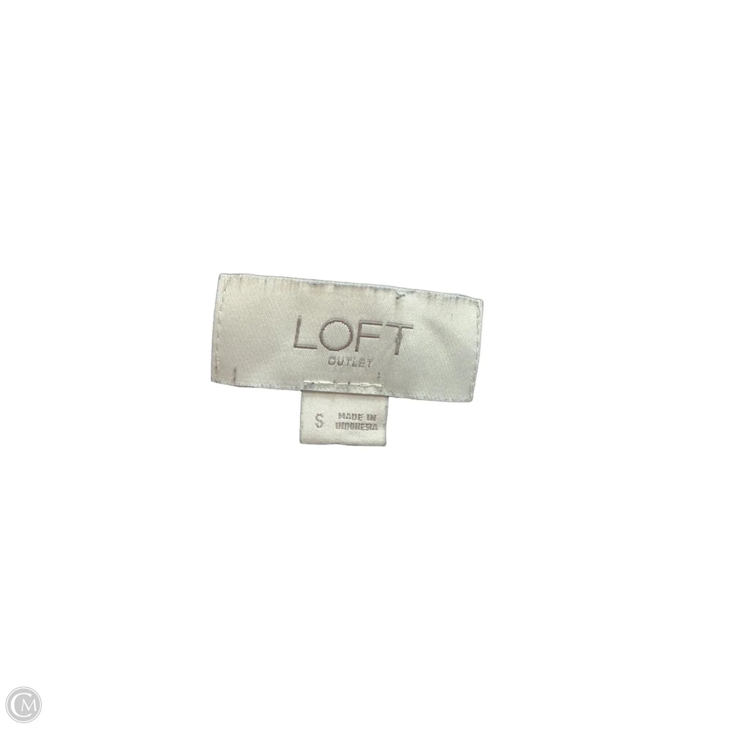 Top Sleeveless By Loft In Floral Print, Size: S