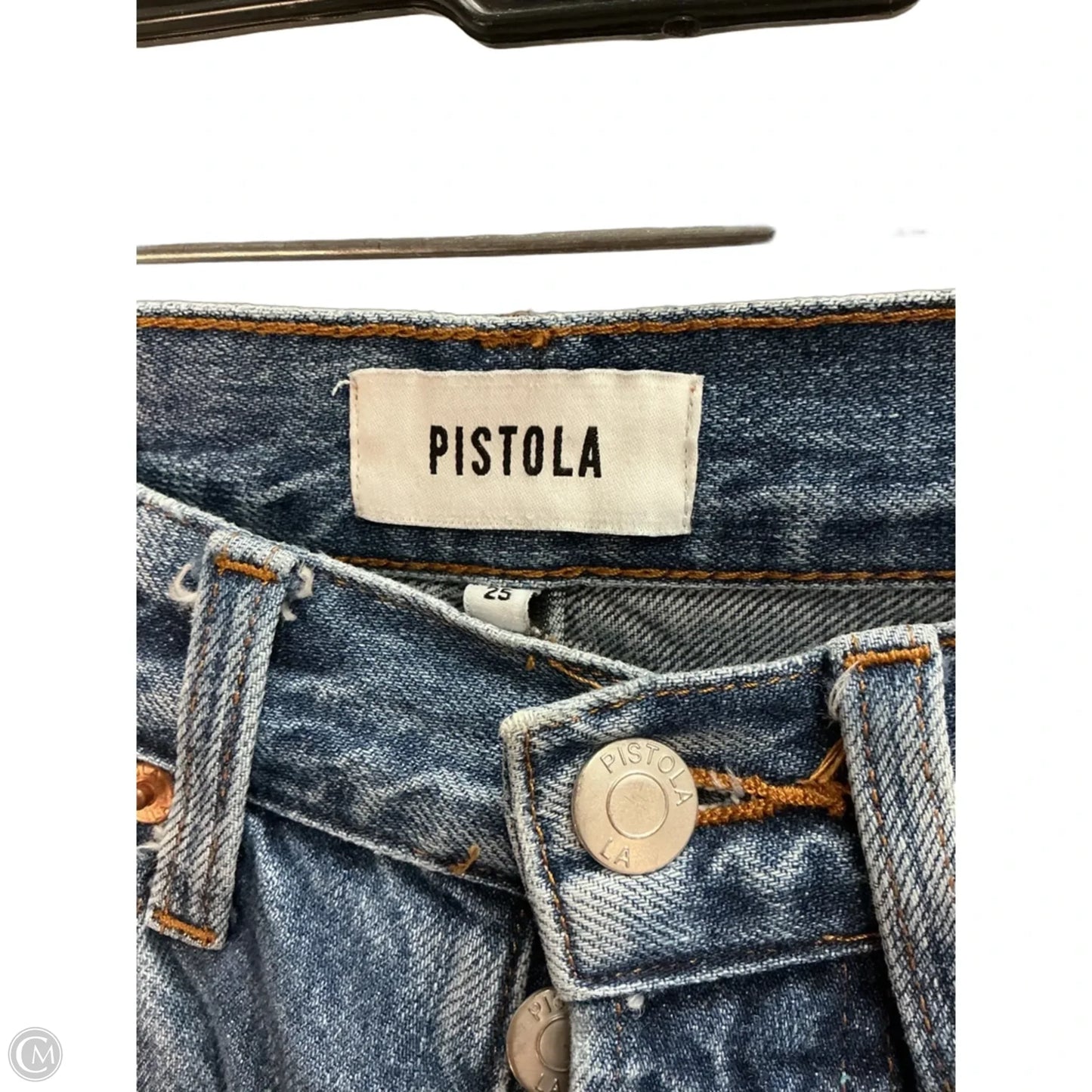 Jeans Straight By Pistola In Blue, Size: 4