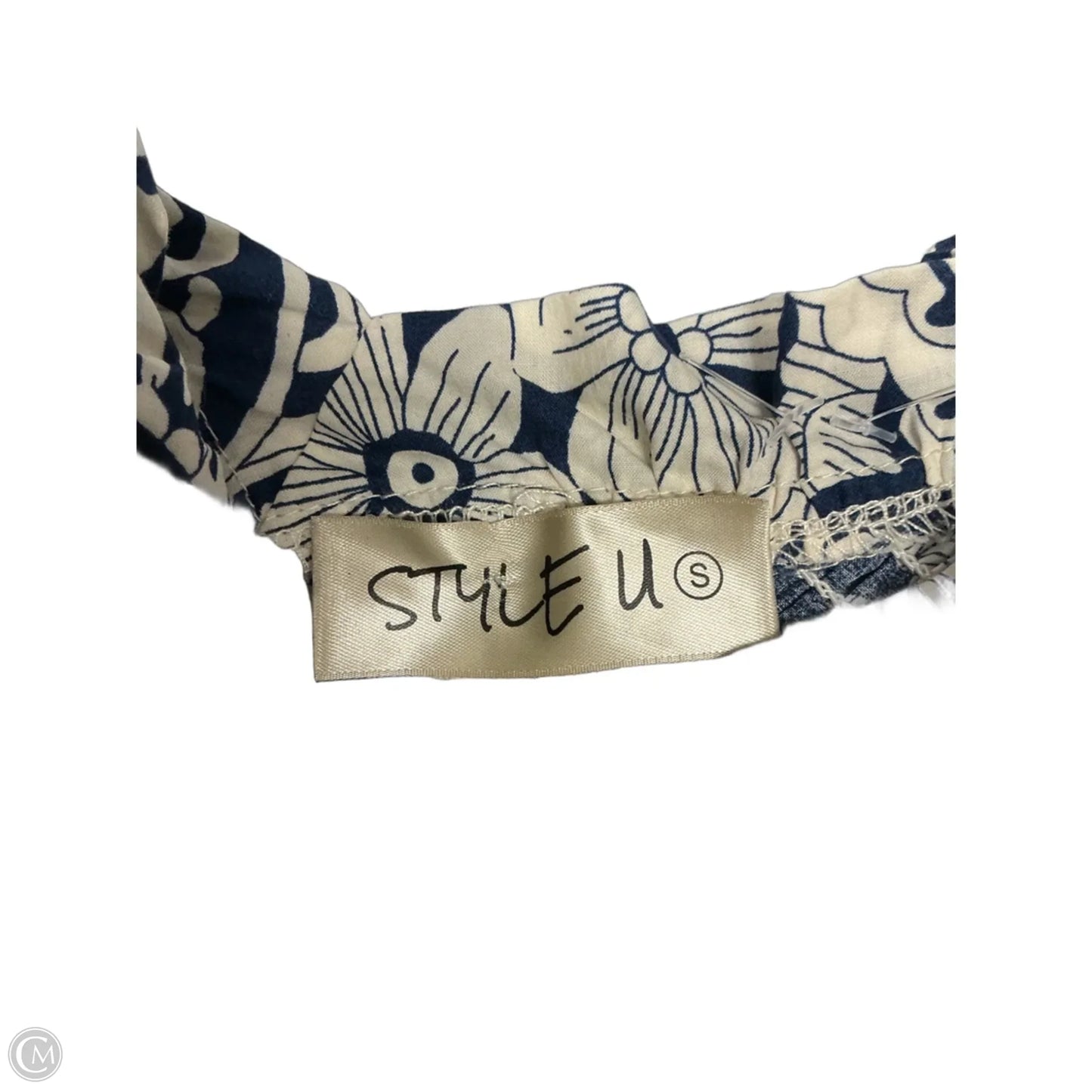 Top Short Sleeve By Clothes Mentor In Floral Print, Size: S