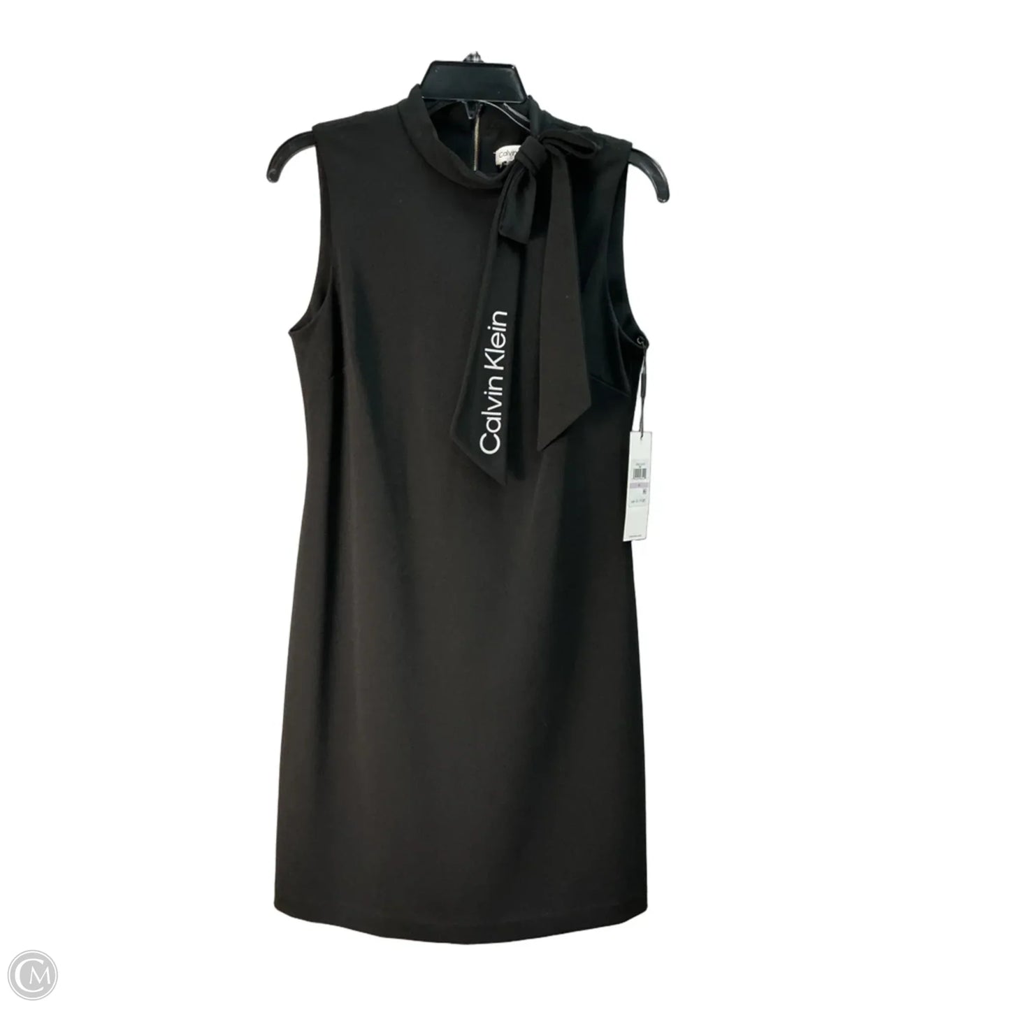 Dress Casual Midi By Calvin Klein In Black, Size: M