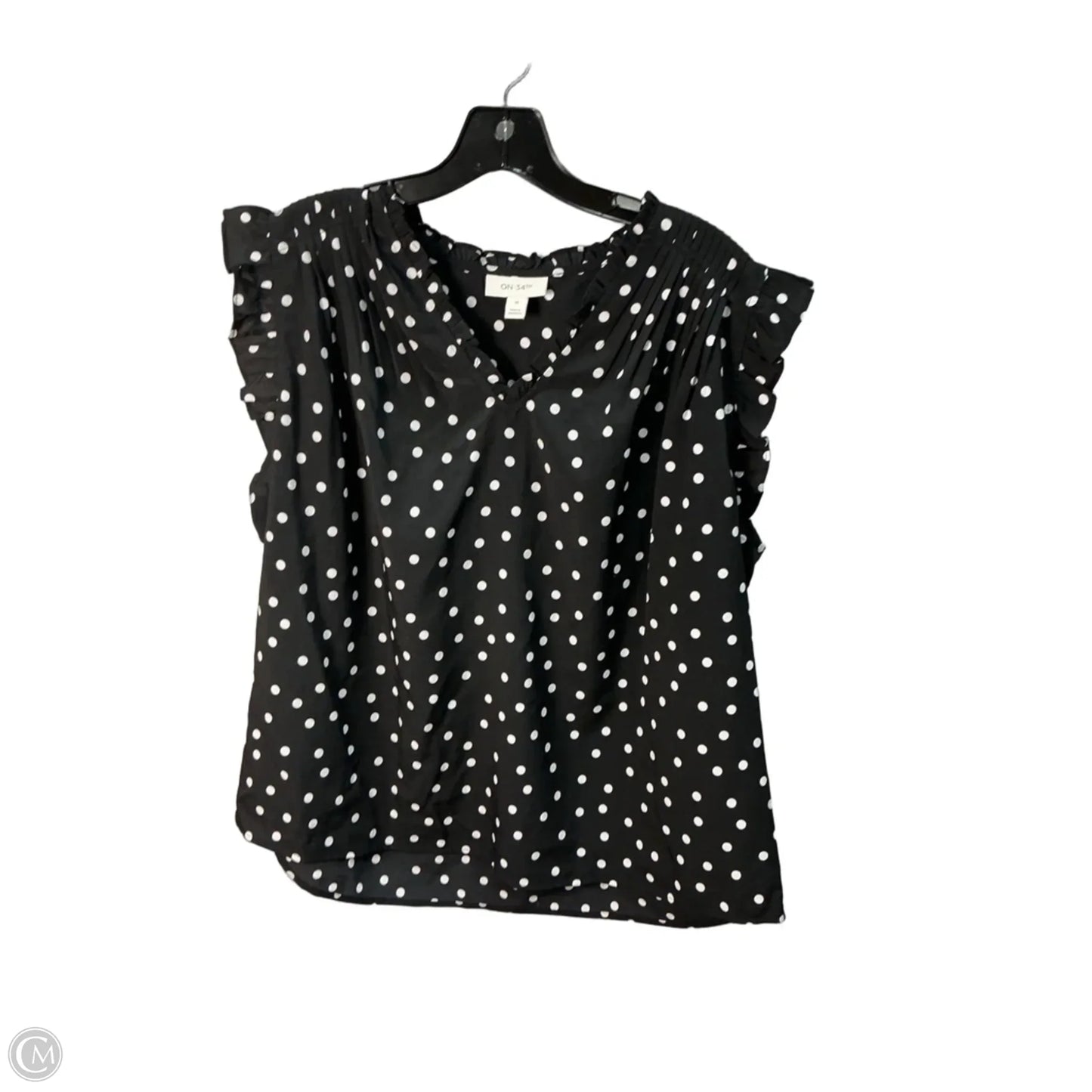 Top Sleeveless By On 34th In Polkadot Pattern, Size: 1x