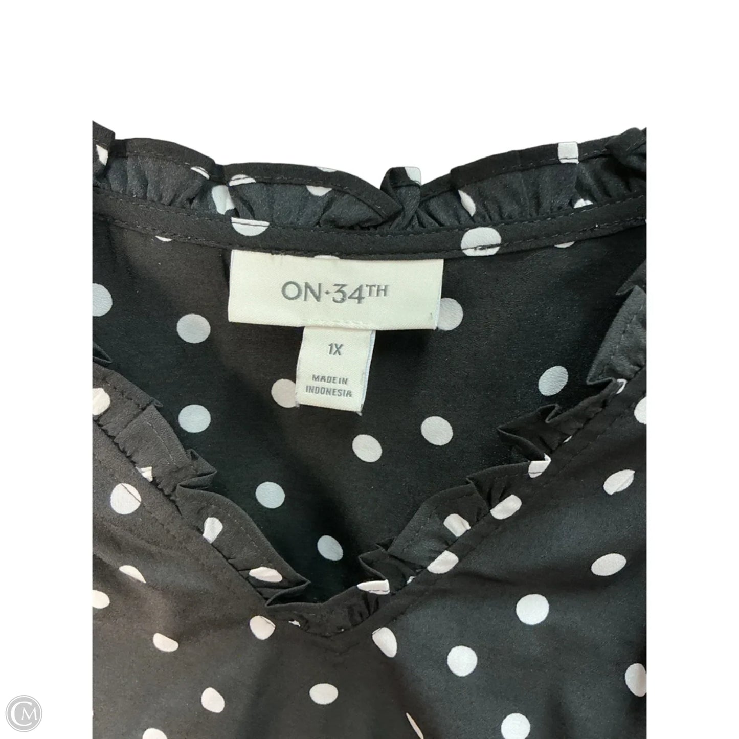 Top Sleeveless By On 34th In Polkadot Pattern, Size: 1x