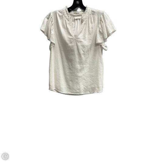 Top Short Sleeve By Maeve In Cream, Size: Xs