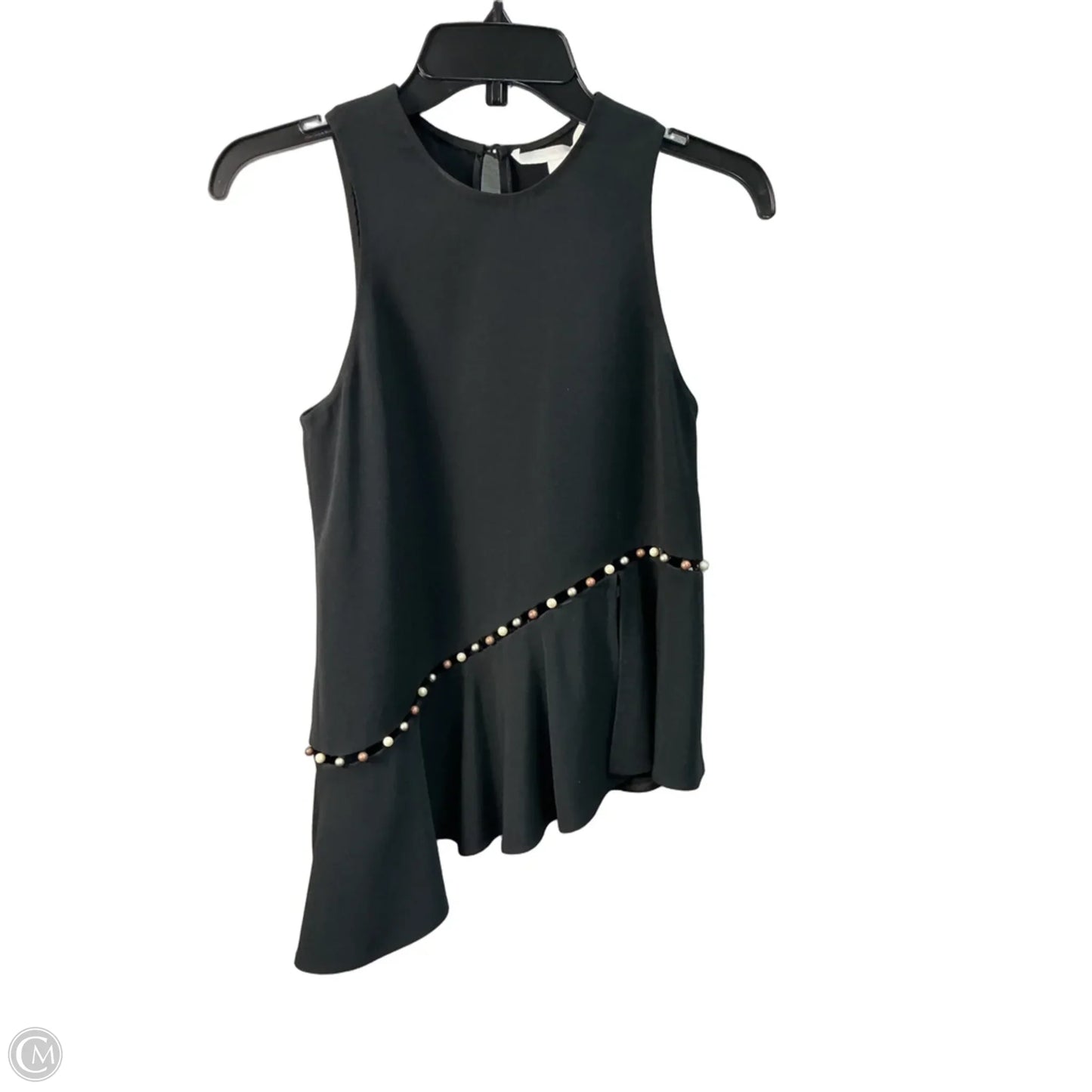 Top Sleeveless Designer By Neiman Marcus In Black, Size: Xs