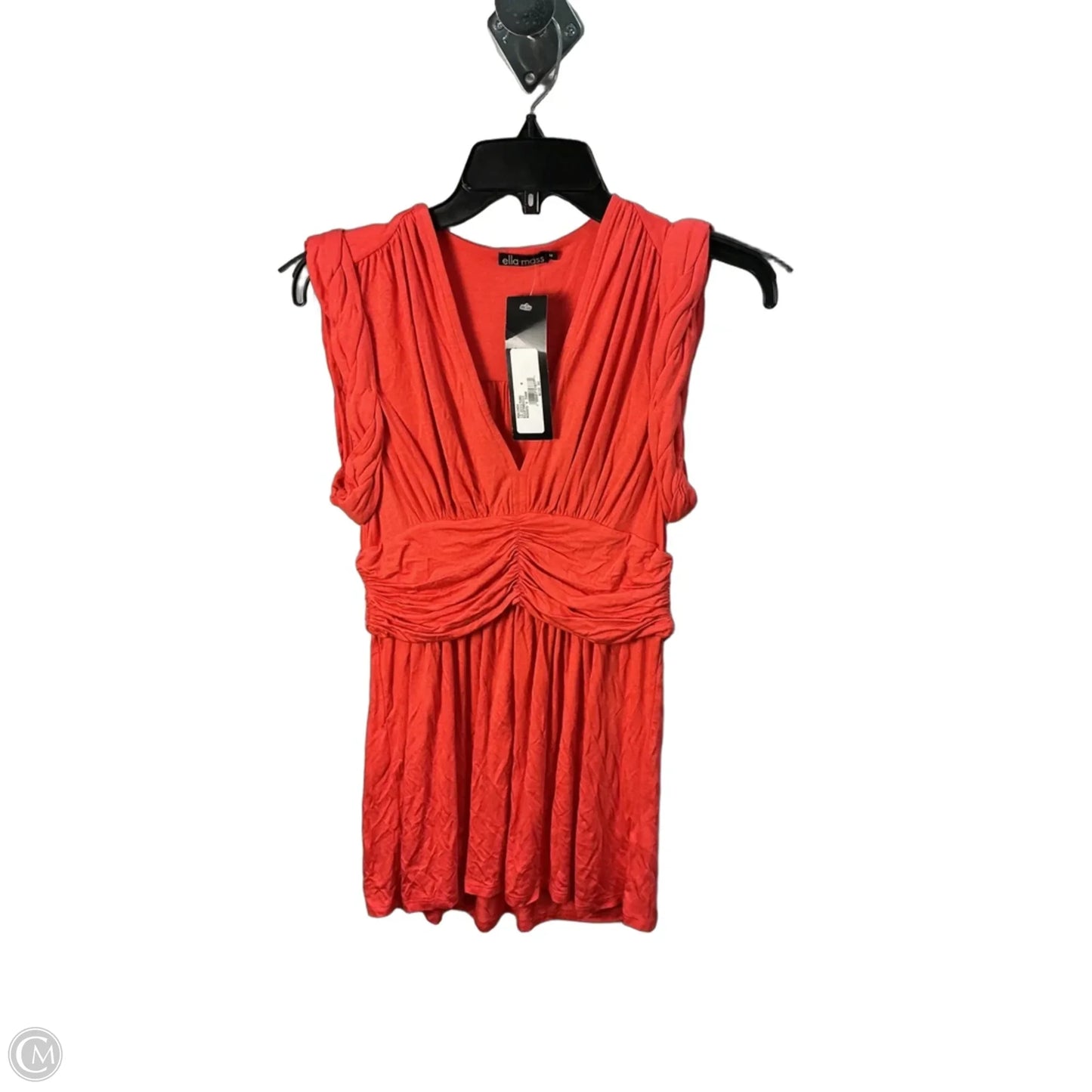 Top Sleeveless By Ella Moss In Coral, Size: M