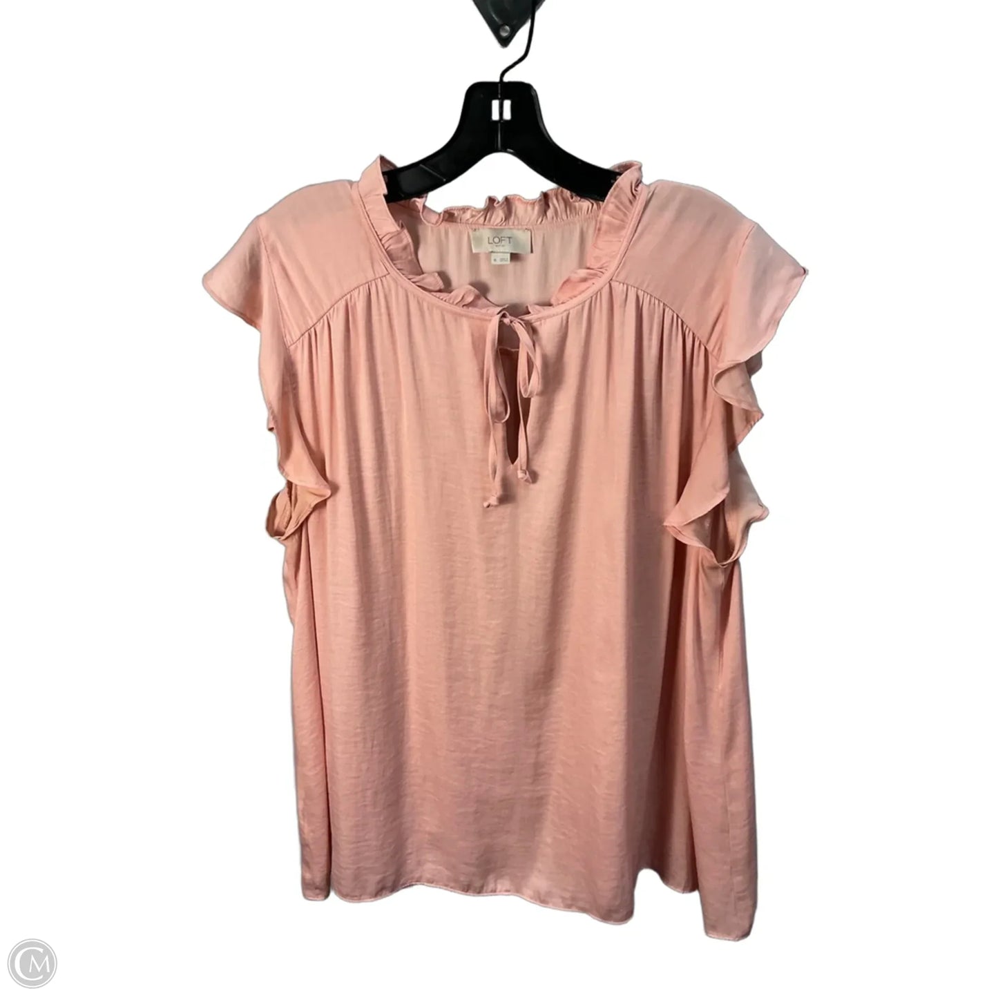 Top Sleeveless Basic By Loft In Pink, Size: Xl