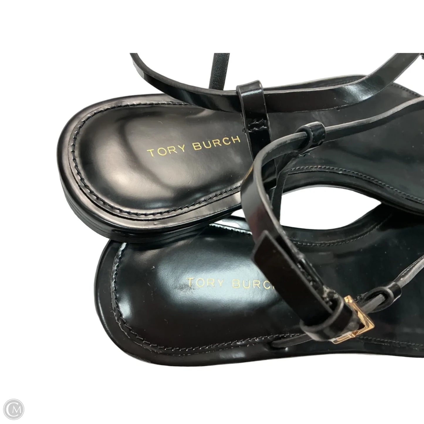 Sandals Designer By Tory Burch In Black, Size: 6.5