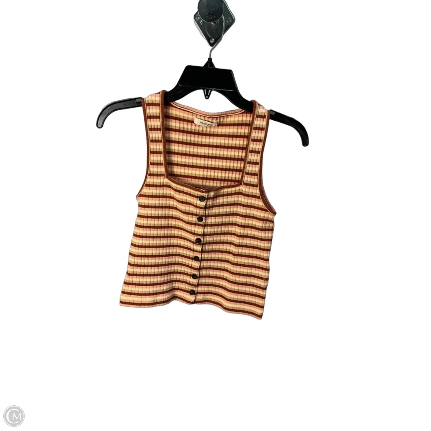 Top Sleeveless By Madewell In Orange, Size: Xs