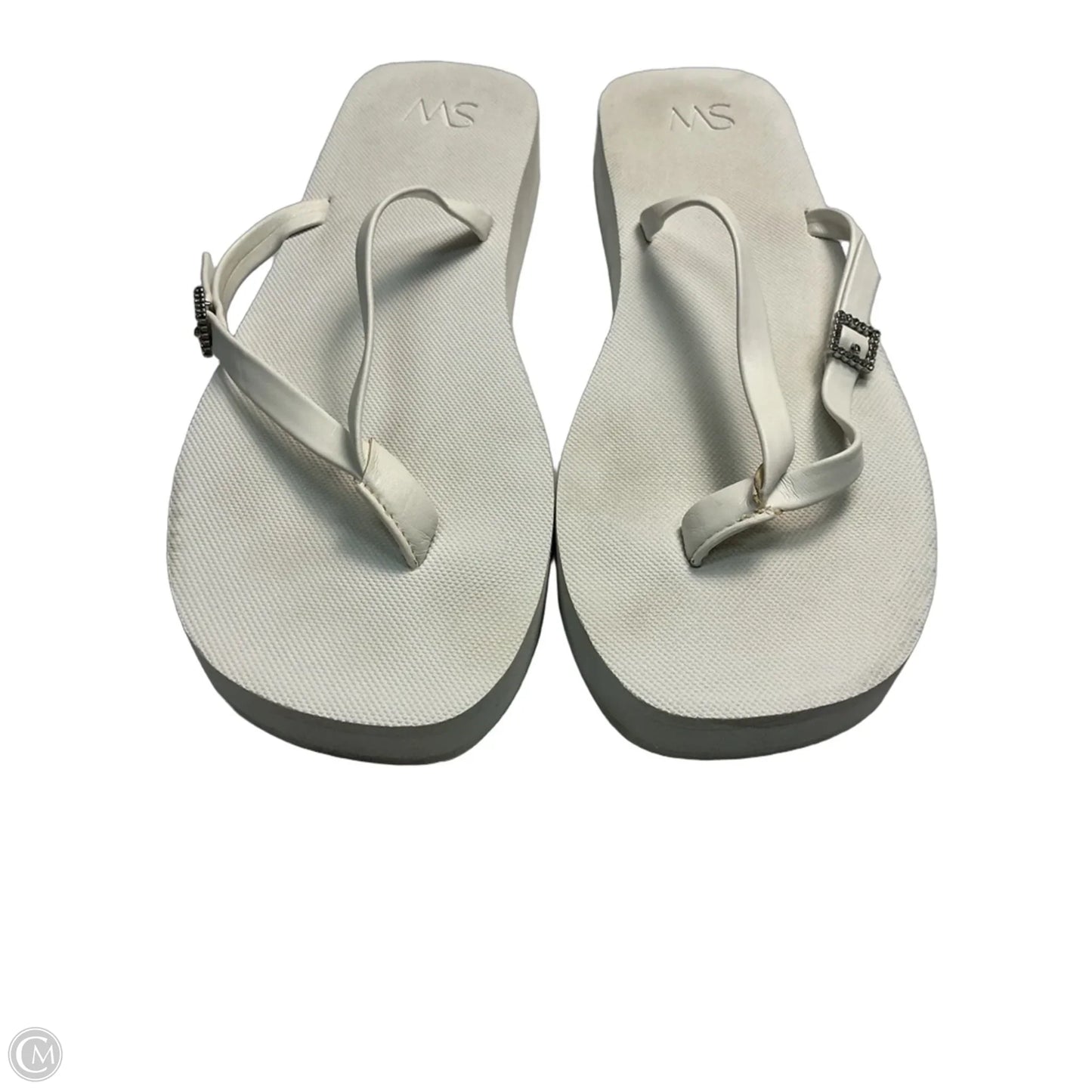 Shoes Designer By Stuart Weitzman In White, Size: 10