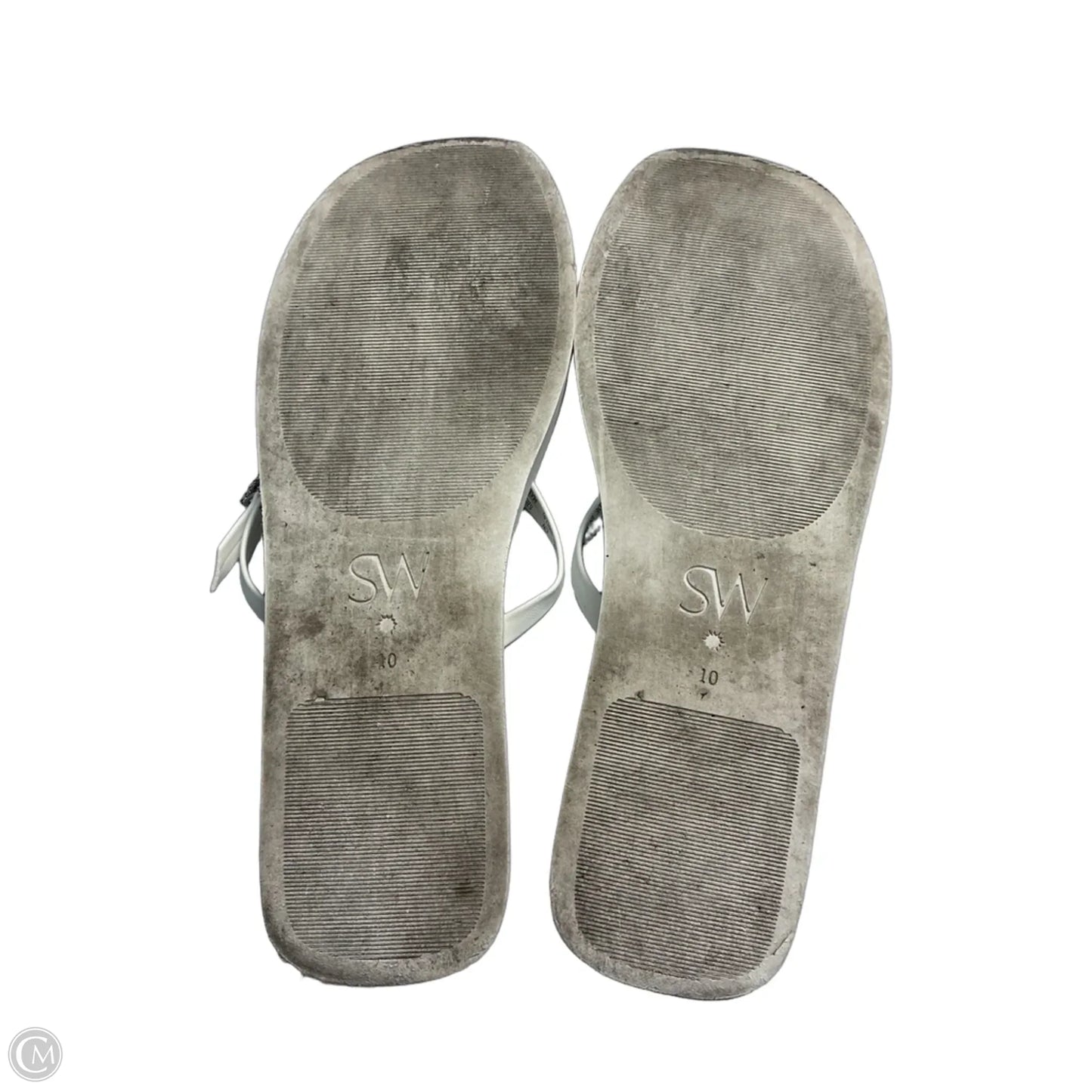 Shoes Designer By Stuart Weitzman In White, Size: 10