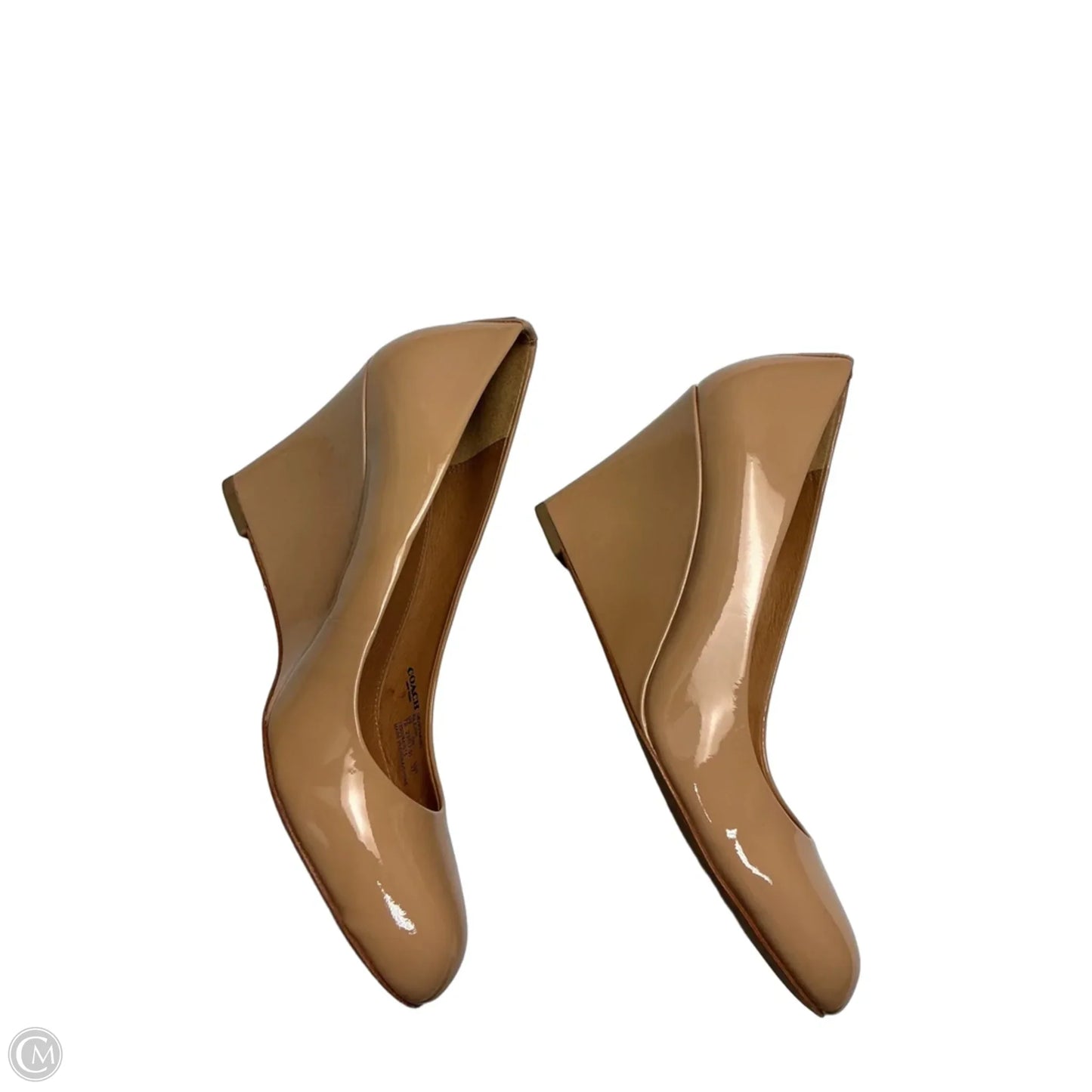 Shoes Designer By Coach In Tan, Size: 7