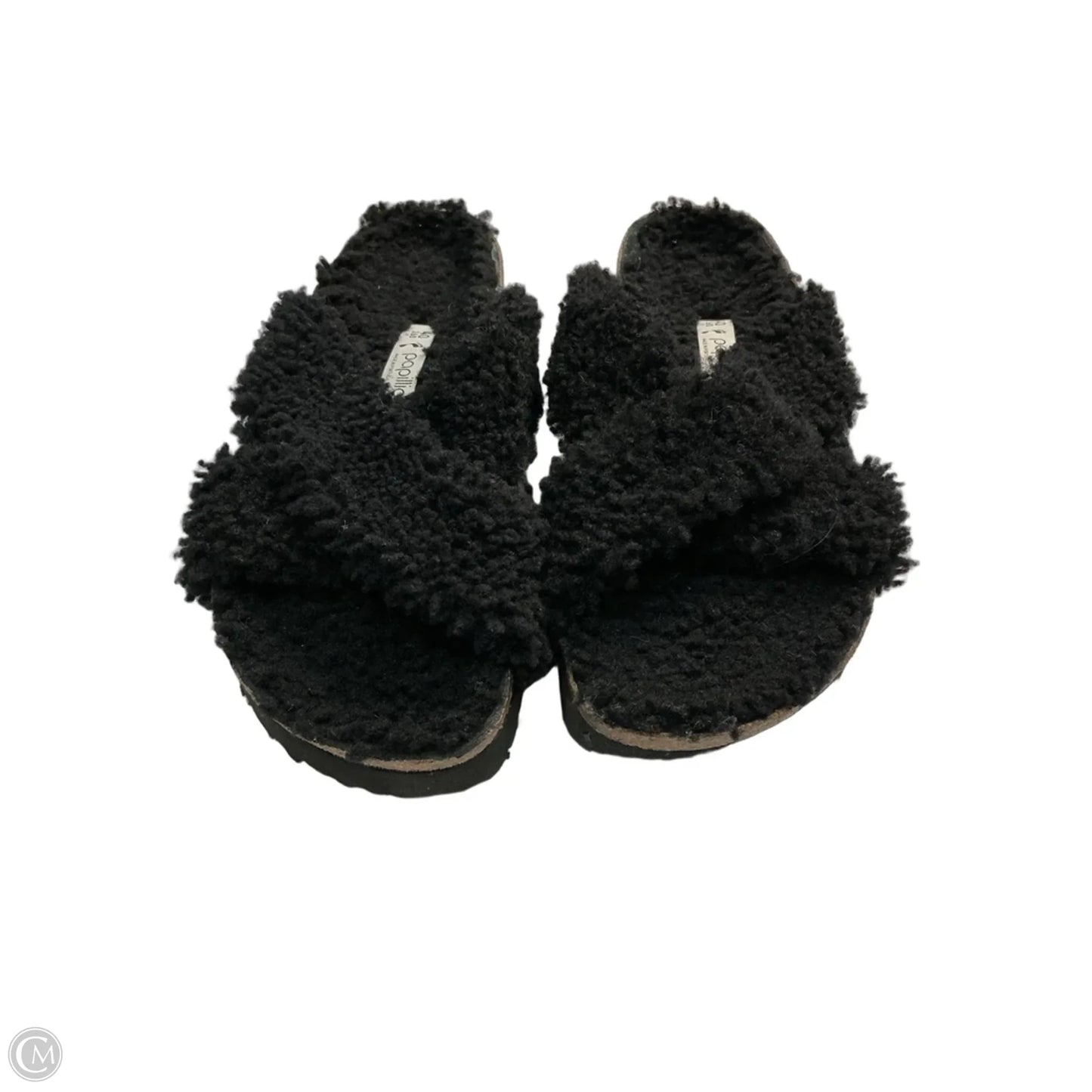 Sandals Flats By Birkenstock In Black, Size: 9