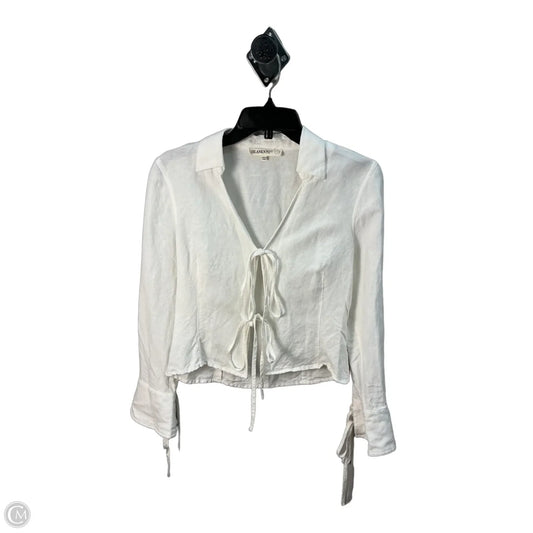 Top Long Sleeve By Blanknyc In White, Size: S