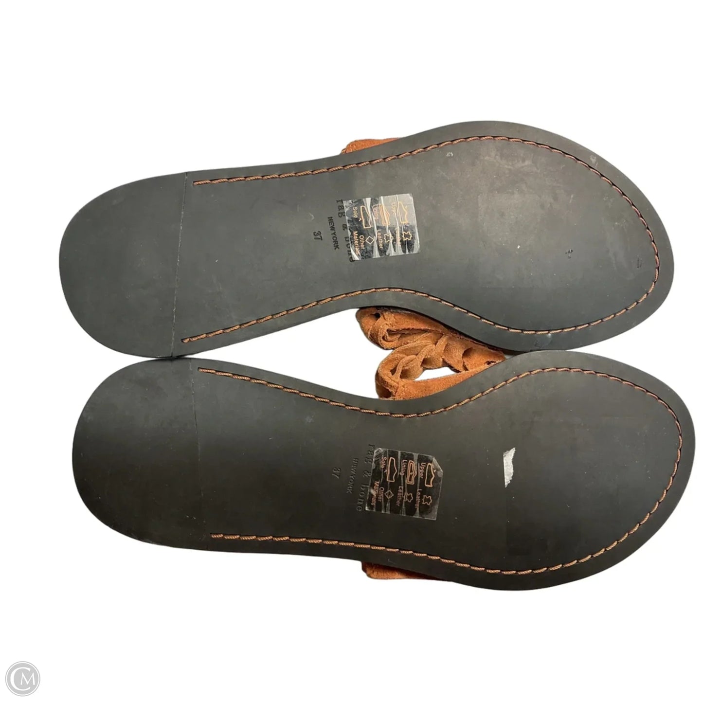 Sandals Flats By Rag And Bone In Brown, Size: 6.5