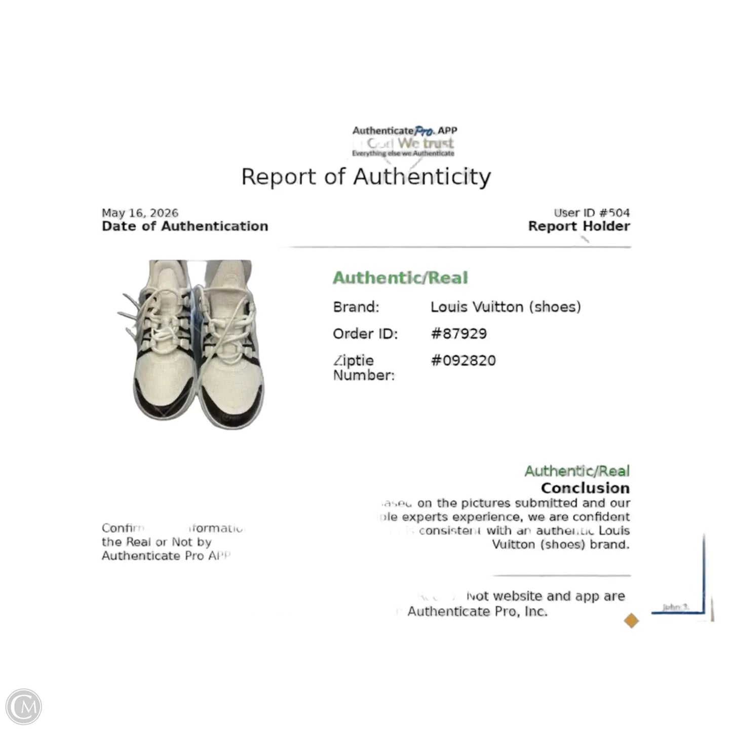 Shoes Luxury Designer By Louis Vuitton In White, Size: 9.5