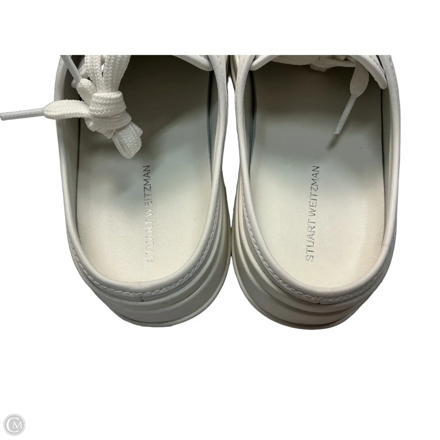 Shoes Designer By Stuart Weitzman In White, Size: 8.5