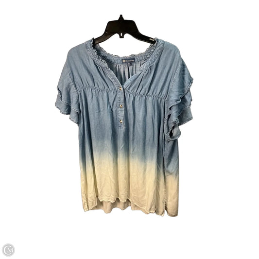 Top Short Sleeve By Democracy In Blue, Size: 26