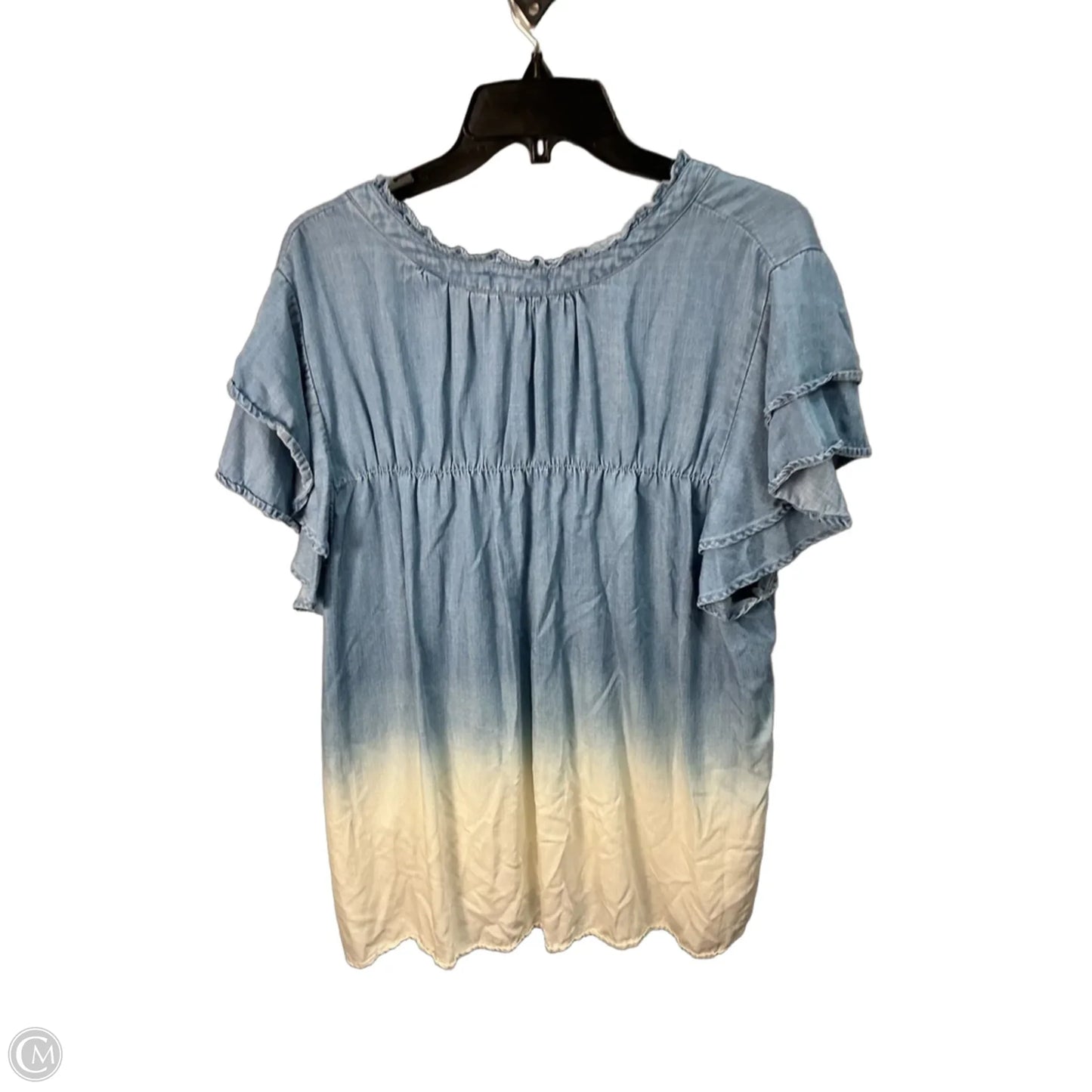 Top Short Sleeve By Democracy In Blue, Size: 26