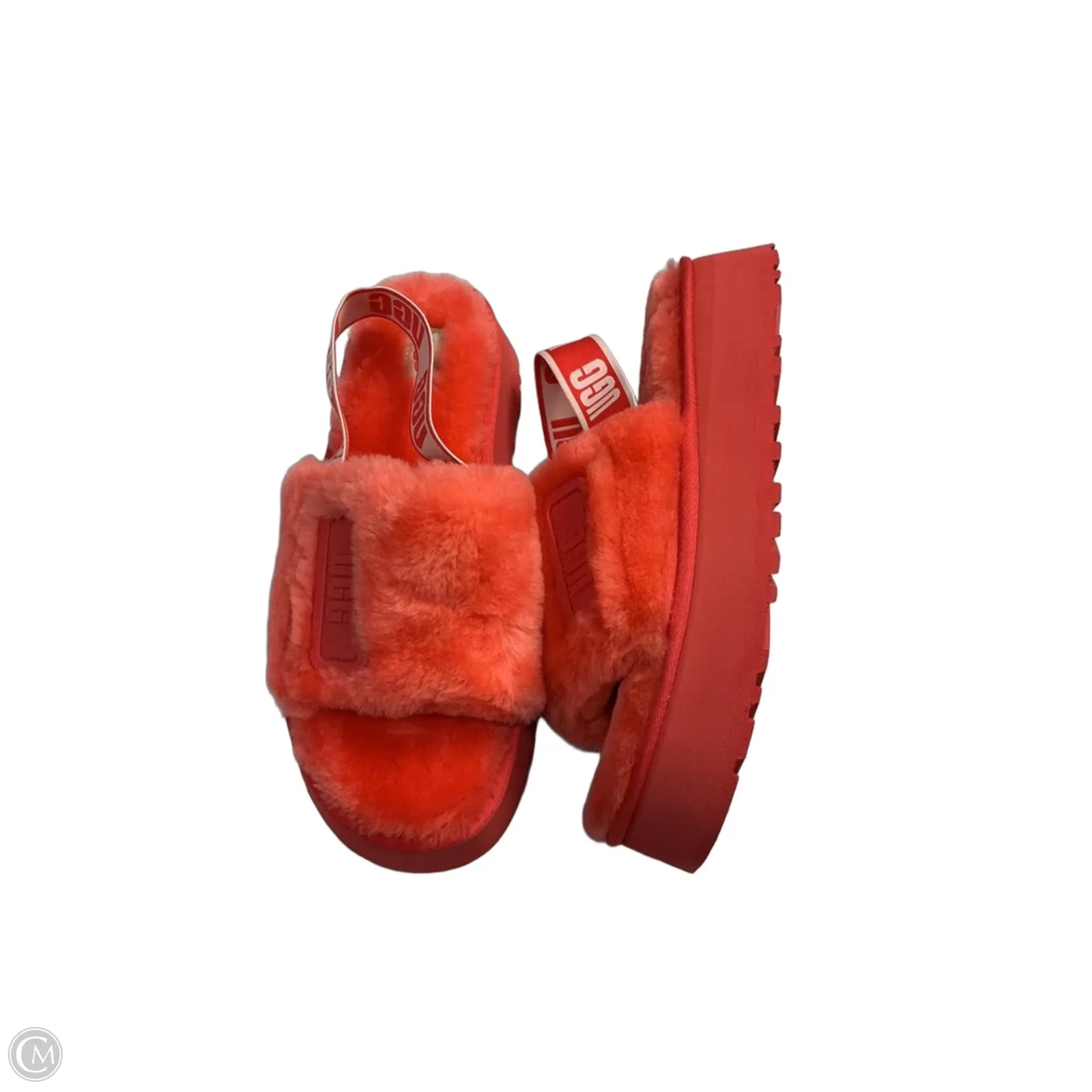 Sandals Designer By Ugg In Pink, Size: 11