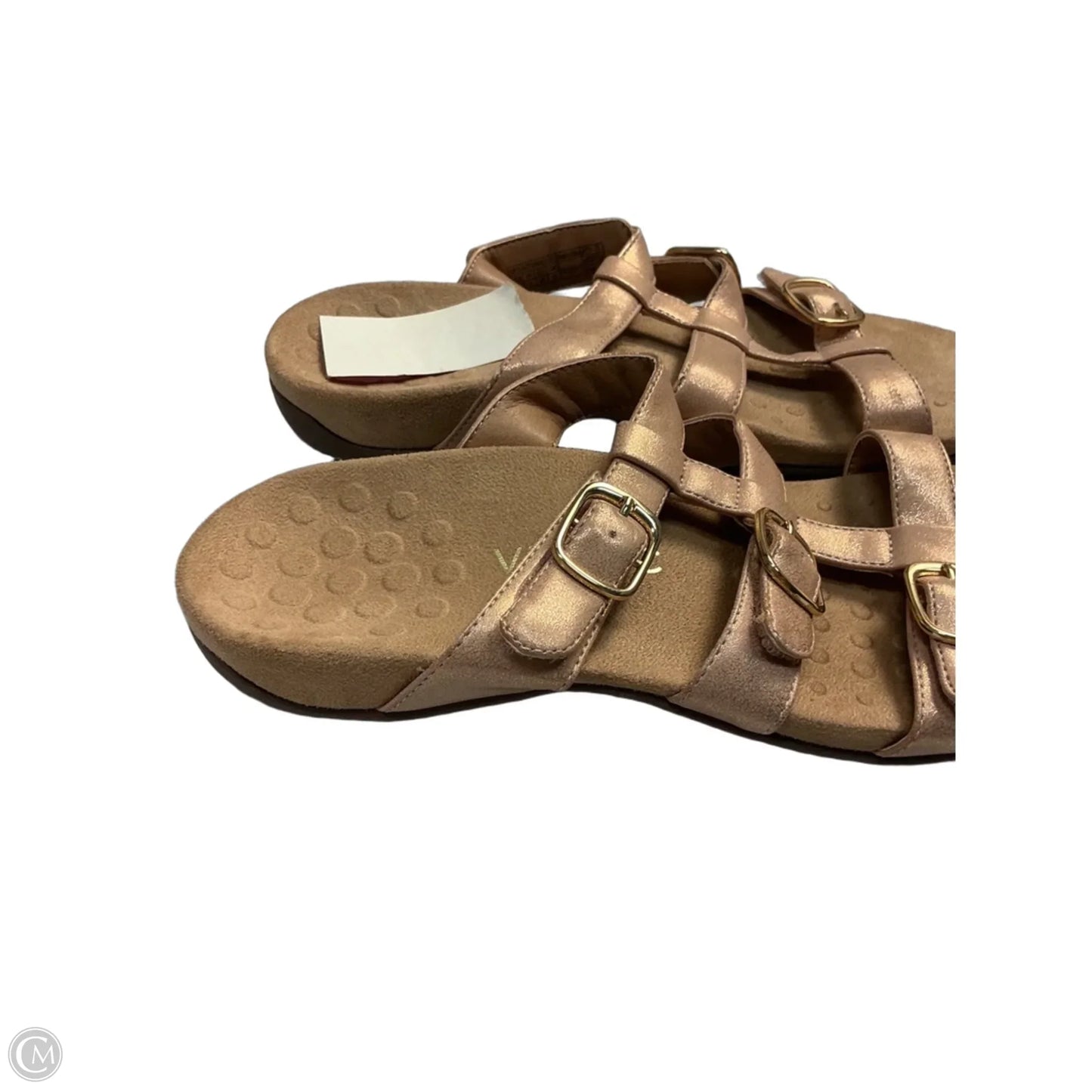 Sandals Flats By Vionic In Pink, Size: 9