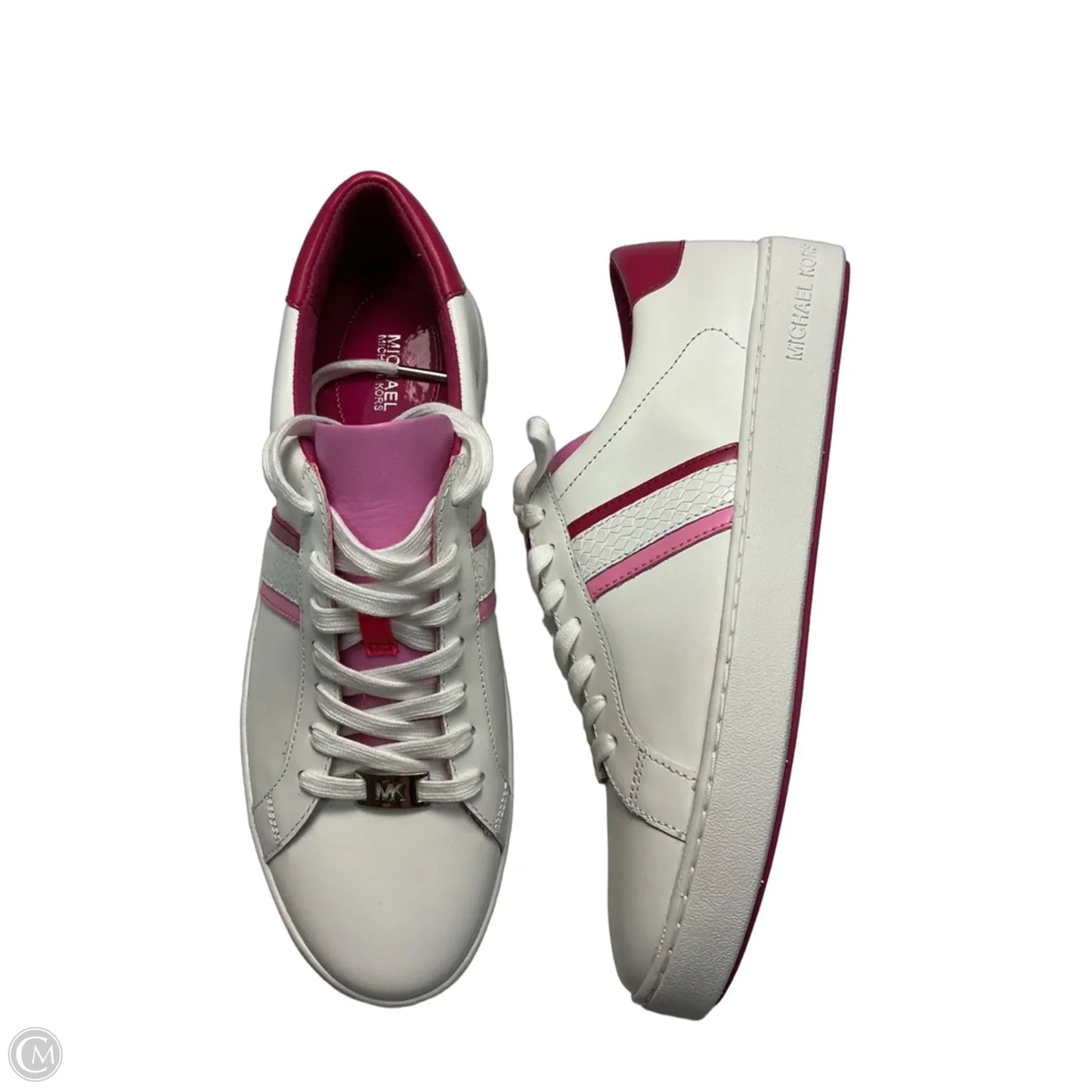 Shoes Sneakers By Michael By Michael Kors In Pink & White, Size: 11