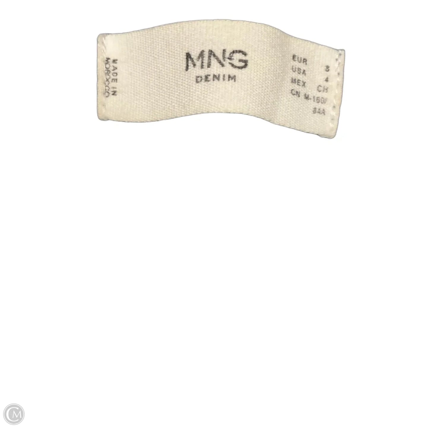Jacket Denim By Mng In Blue Denim, Size: 4