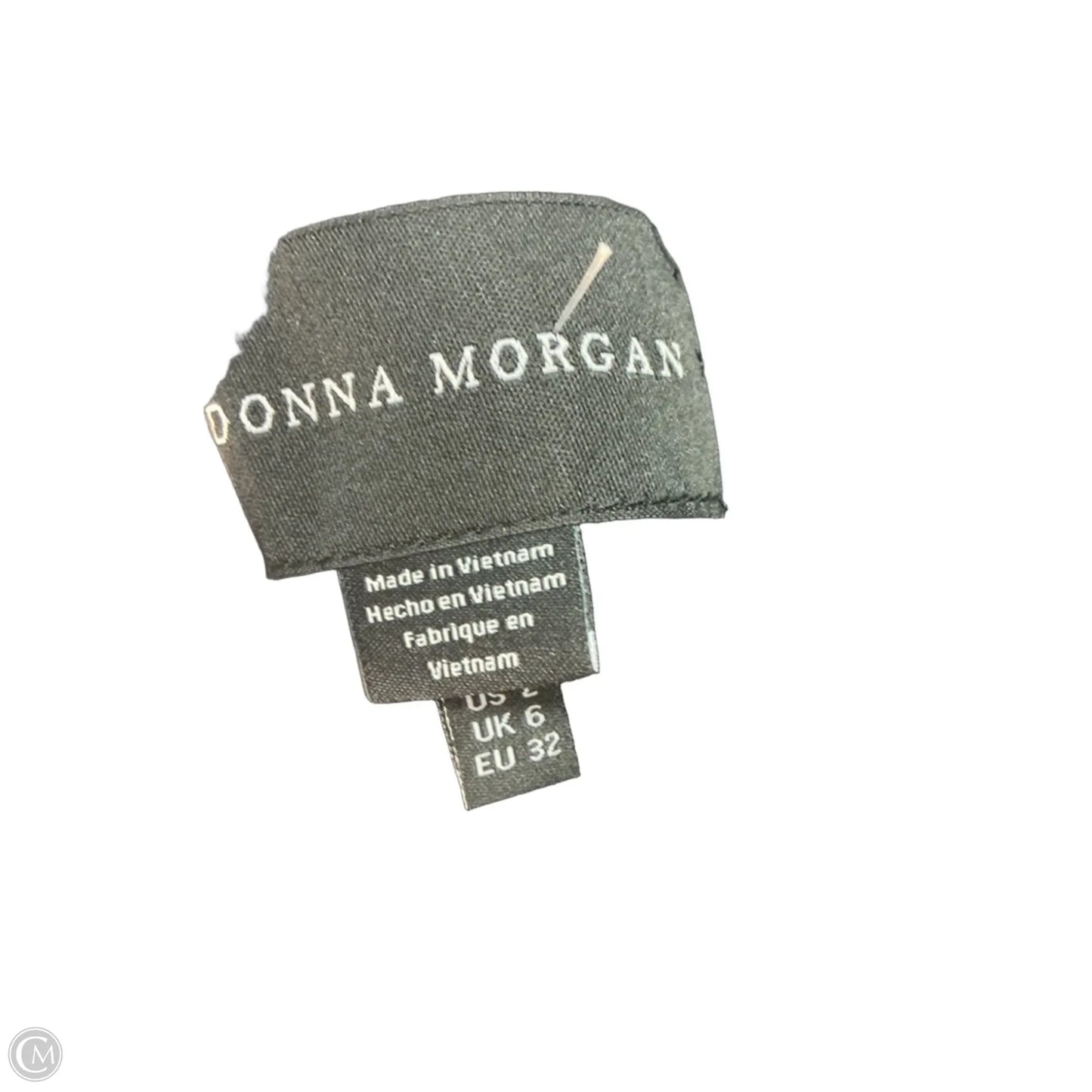 Dress Casual Maxi By Donna Morgan In Black, Size: Xs