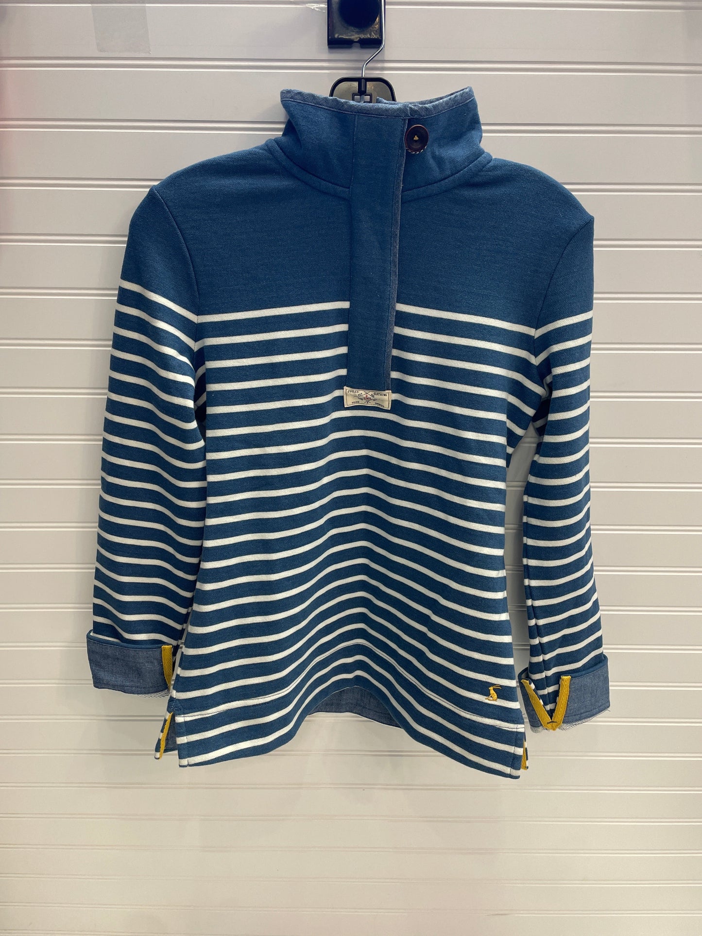 Blue & White Top Long Sleeve Joules, Size Xs
