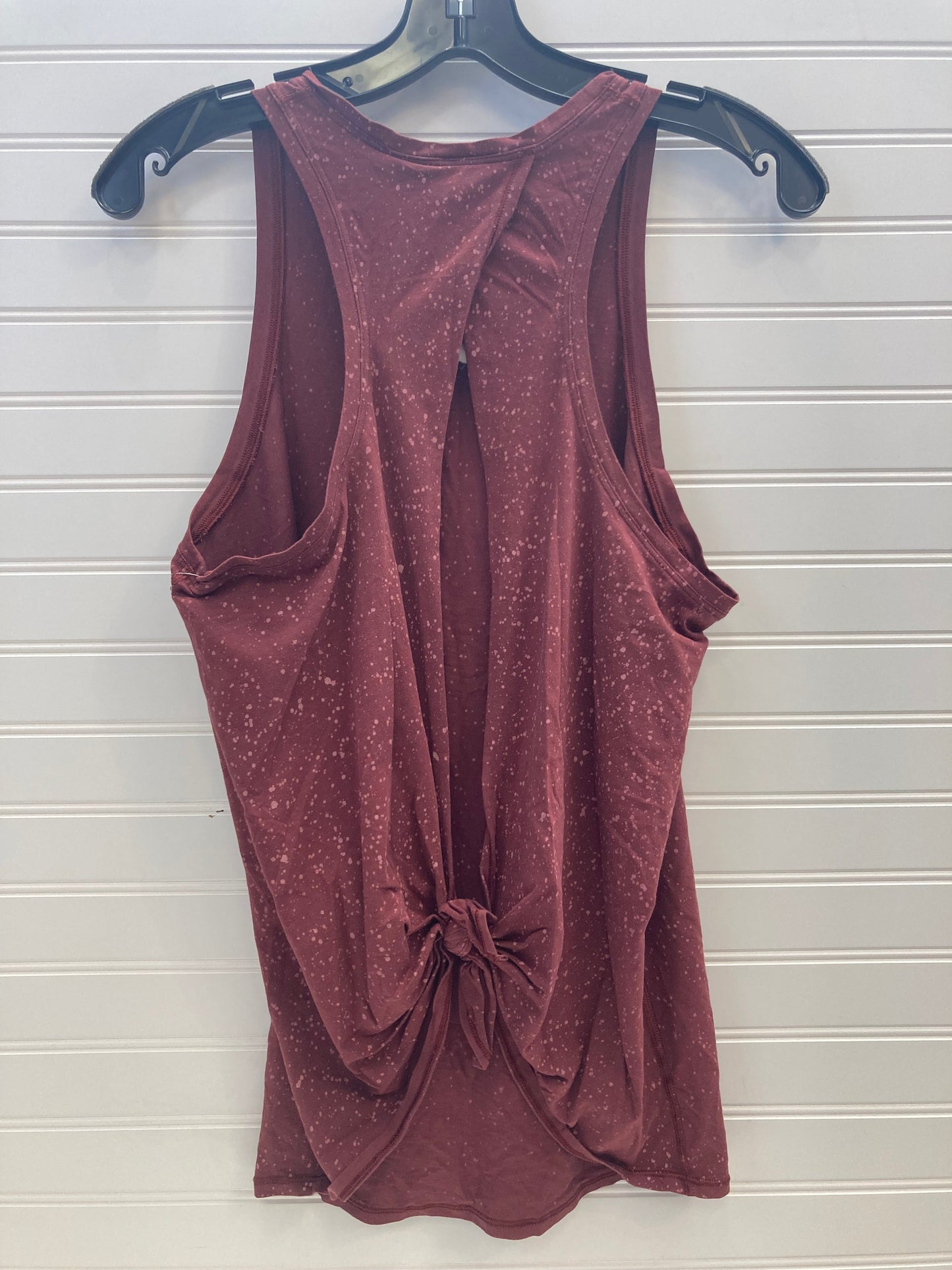 Red Athletic Tank Top Lululemon, Size 6