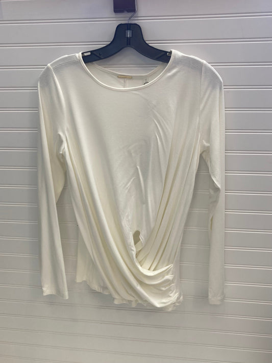 Cream Top Long Sleeve Elie Tahari, Size S