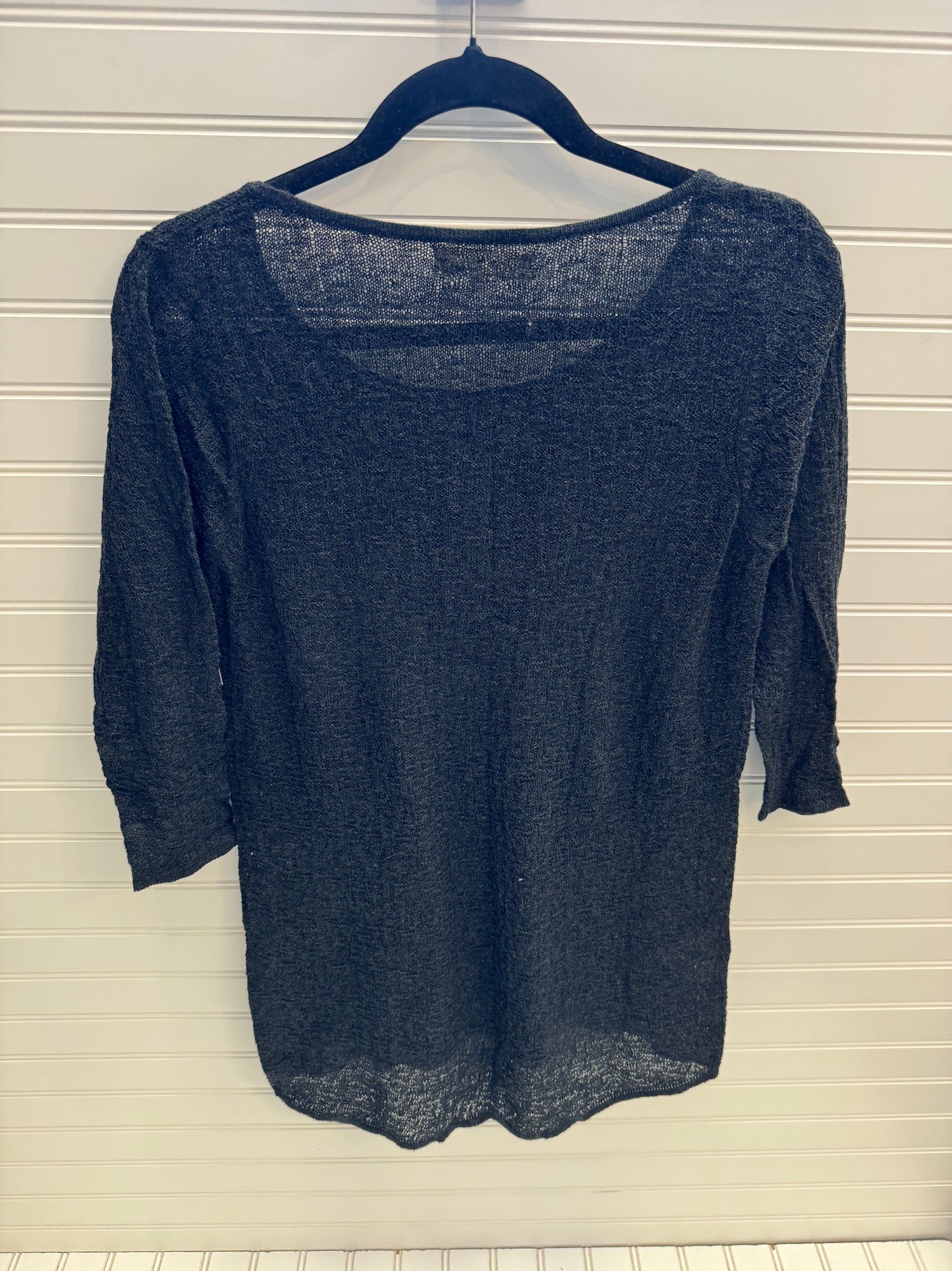 Grey Top 3/4 Sleeve Indigenous, Size S