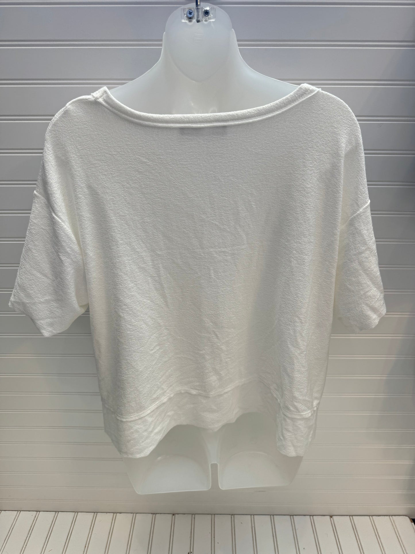 White Top Short Sleeve Six Fifty, Size S