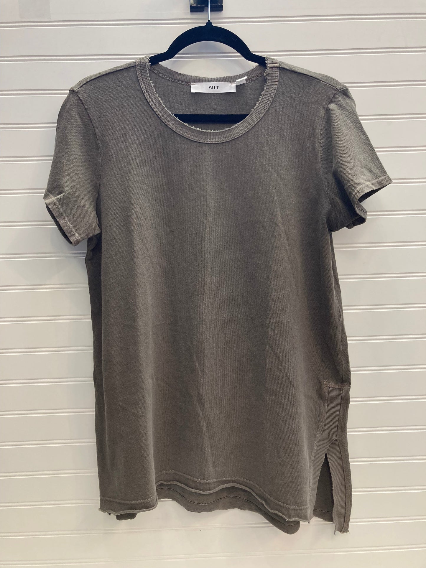 Taupe Tunic Short Sleeve Wilt, Size M