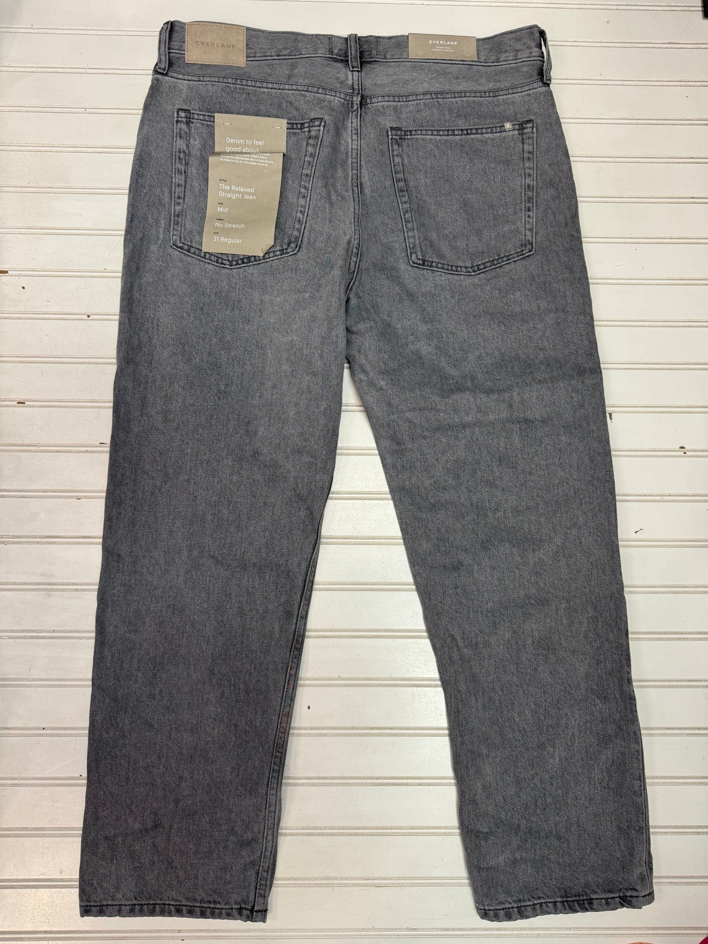 Black Denim Jeans Straight Everlane, Size 10