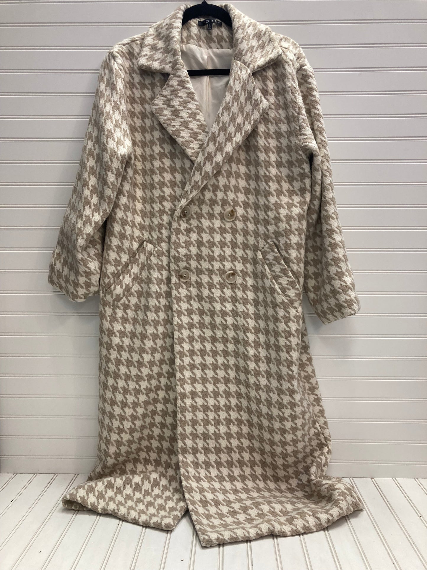 Chevron Pattern Coat Other Fore, Size L