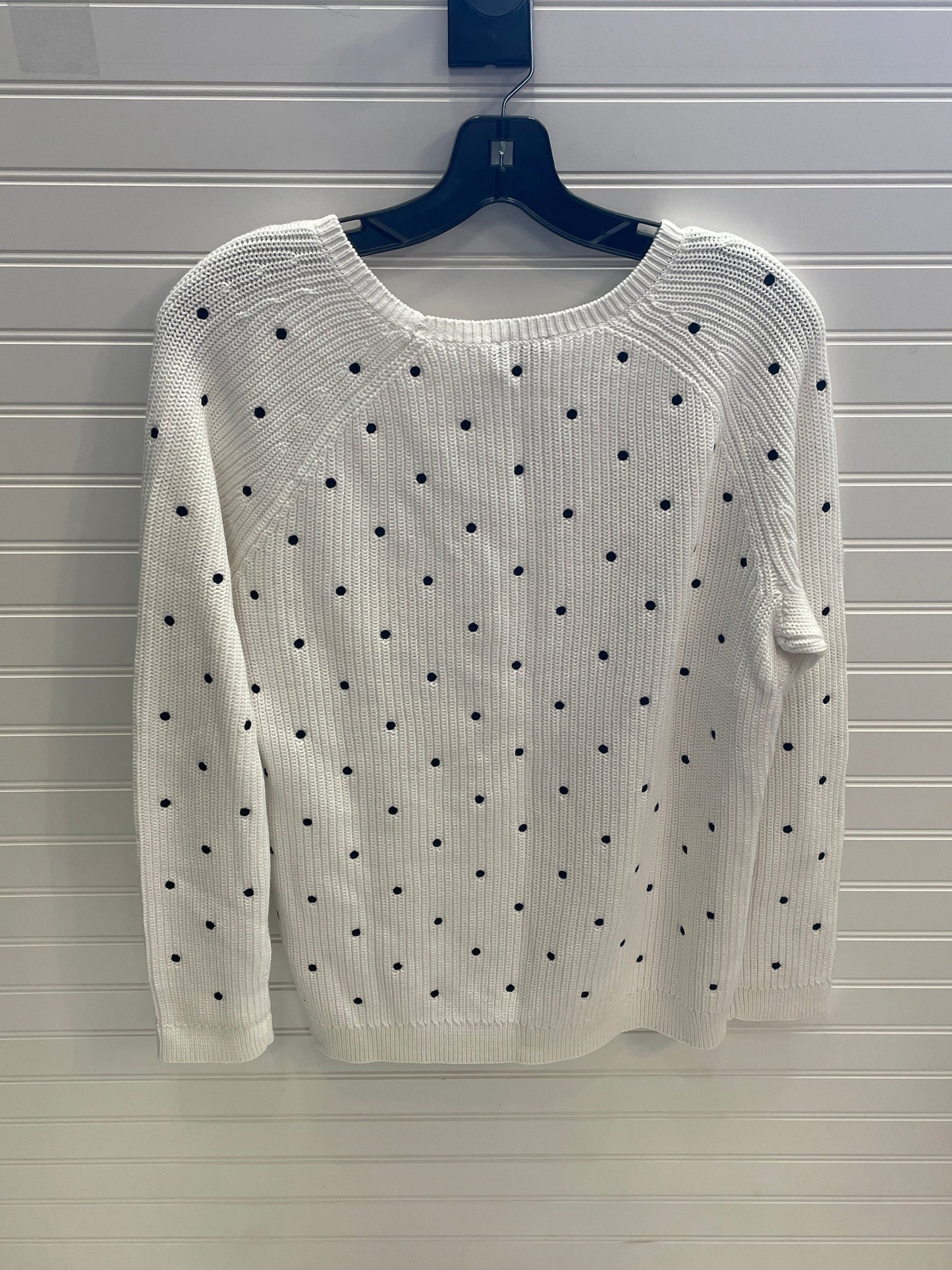 Black & White Sweater Talbots, Size Petite L