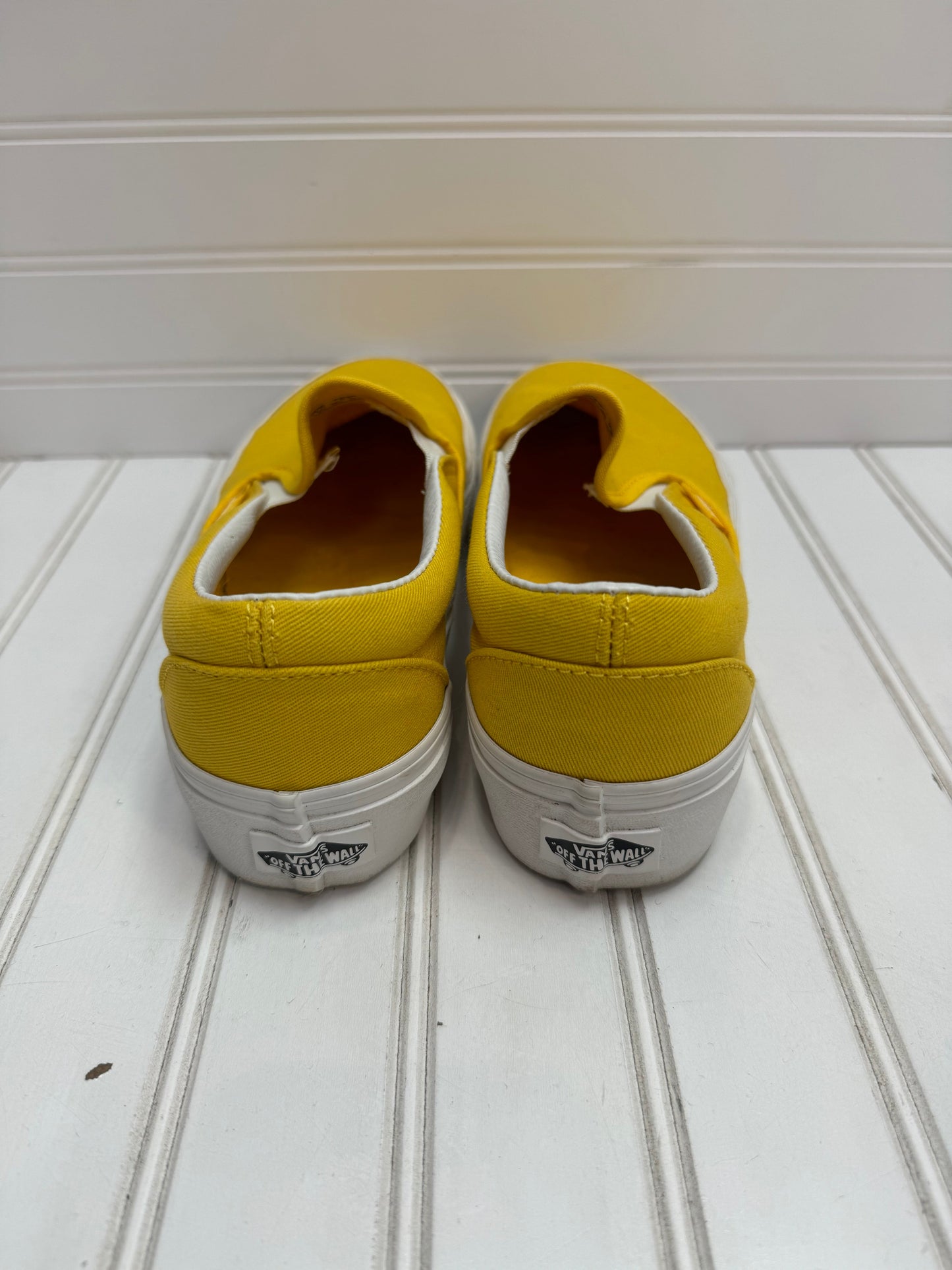 Yellow Shoes Sneakers Vans, Size 8.5