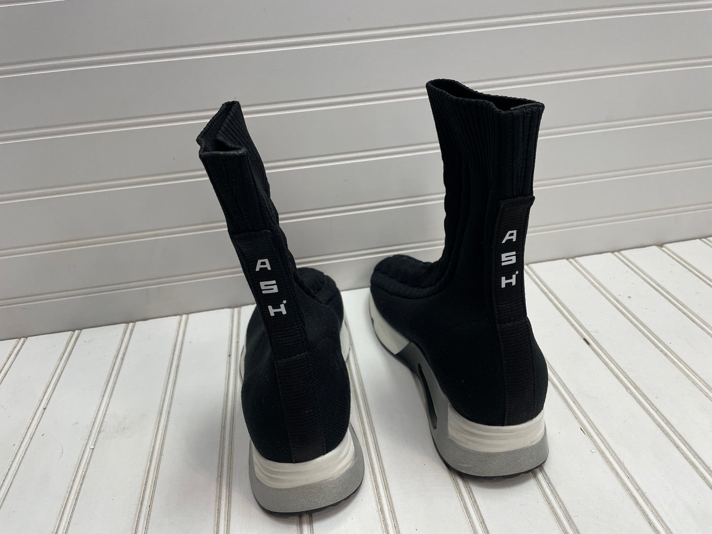 Shoes Sneakers By Ash In Black & White, Size: 7