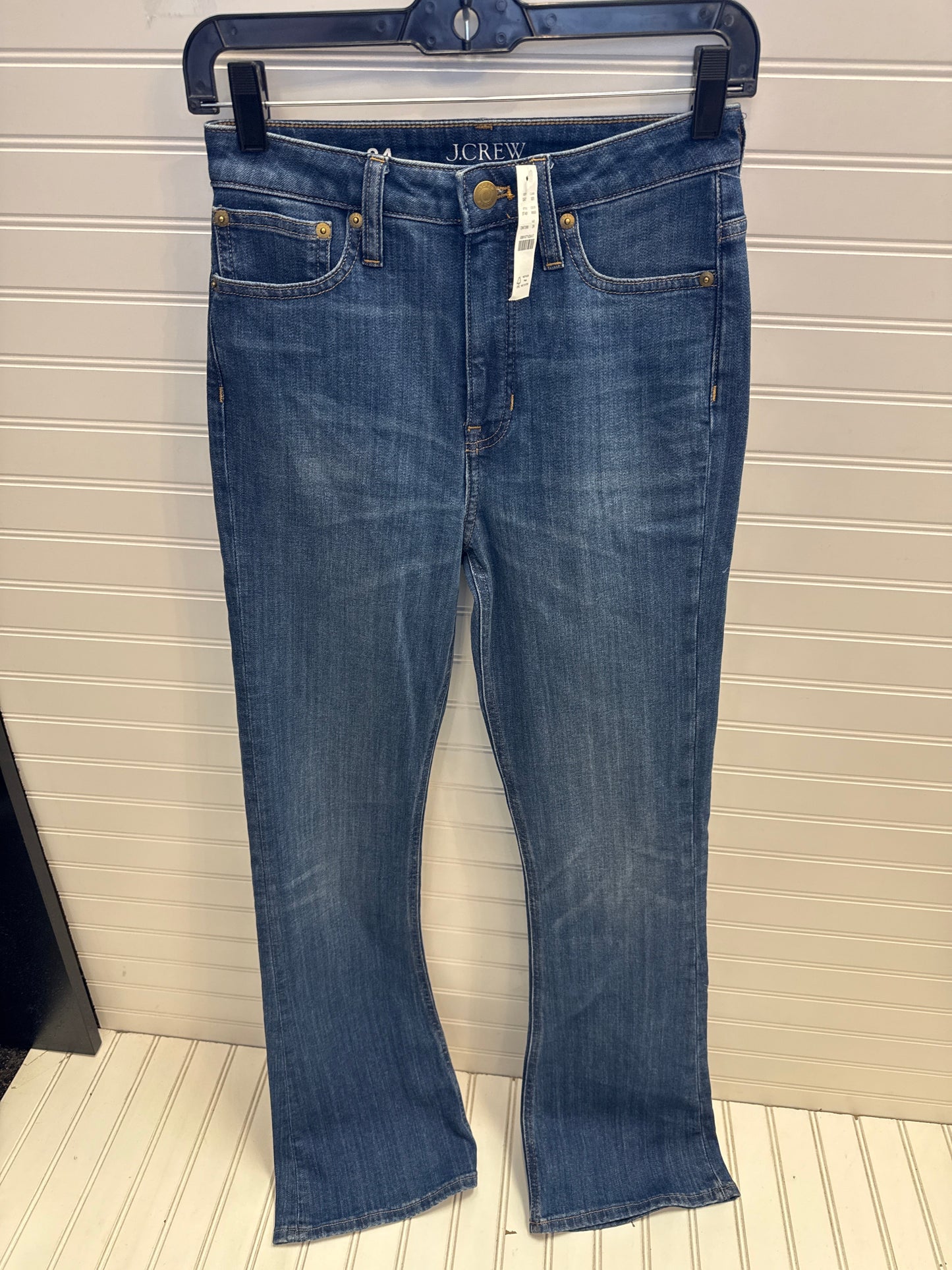 Jeans Flared By J. Crew In Blue, Size: 0