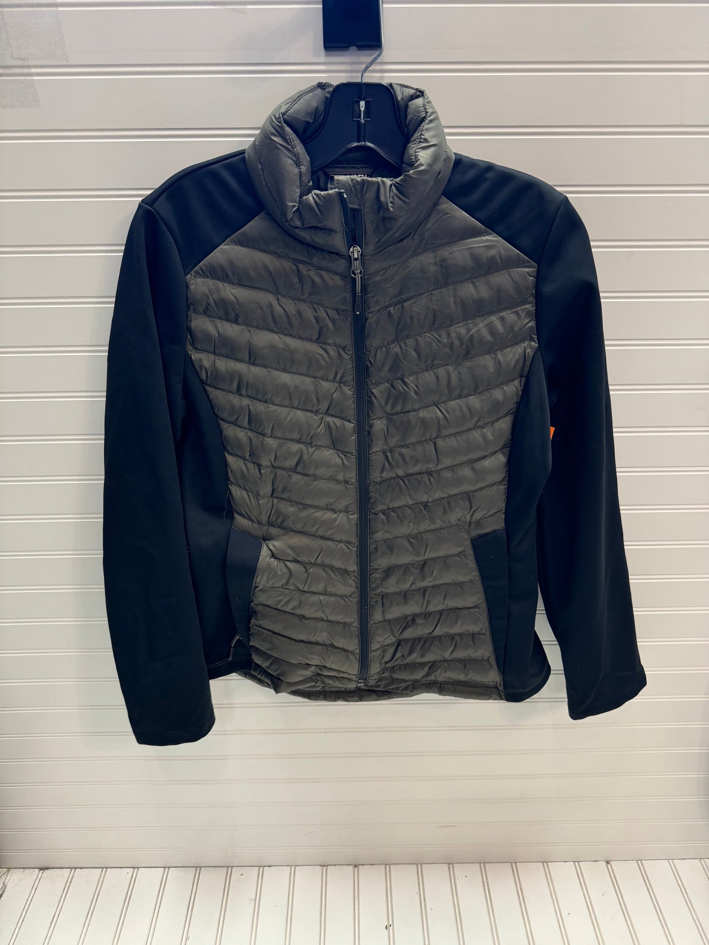 Jacket Puffer & Quilted By 32 Degrees In Black & Green, Size: S