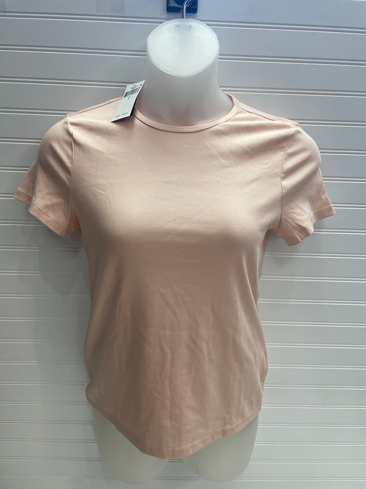 Top Short Sleeve Designer By Lauren By Ralph Lauren  Size: L