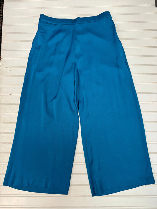 Blue Pants Wide Leg Ann Taylor, Size L