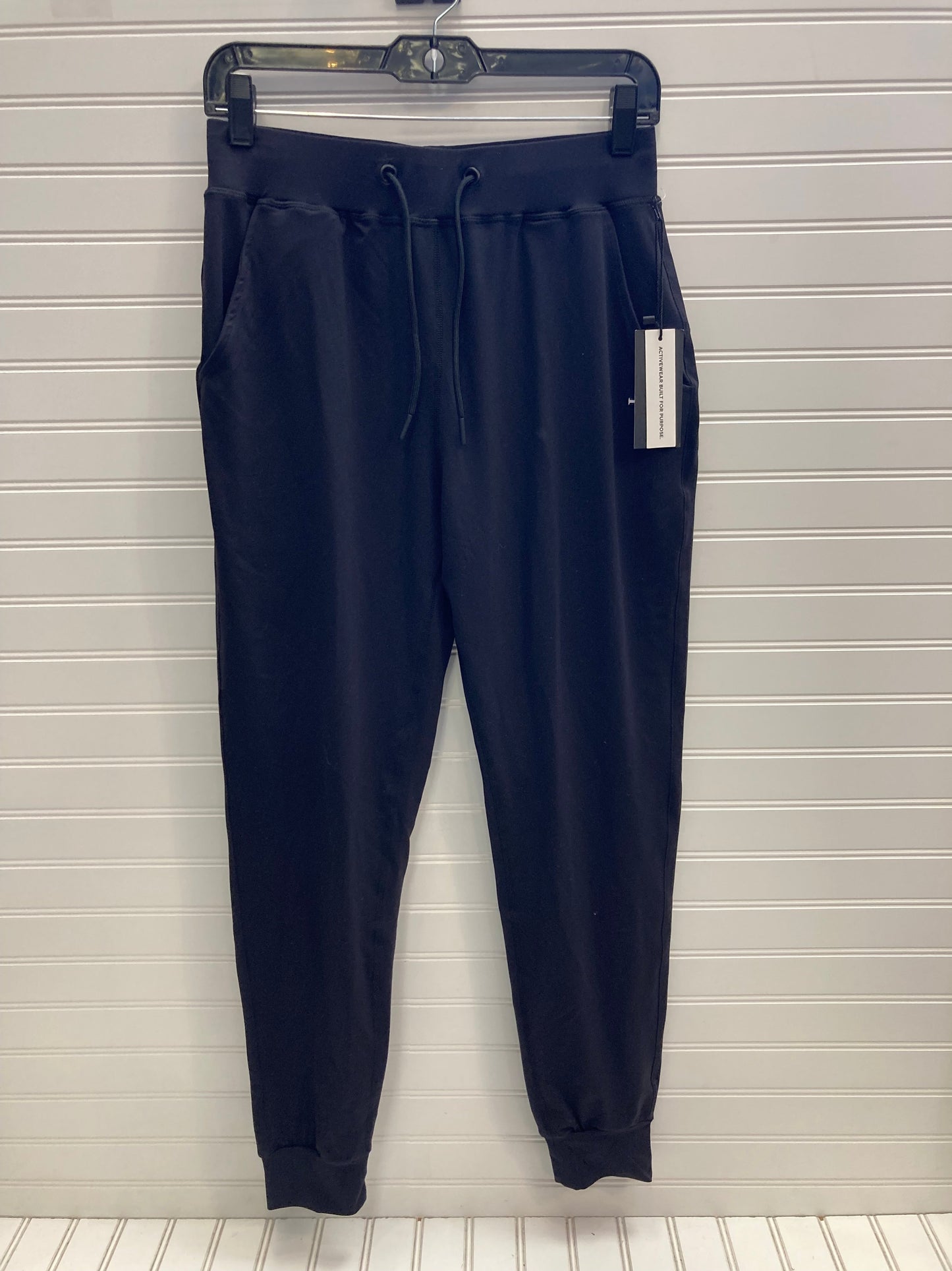 Black Athletic Pants Three Nails, Size M