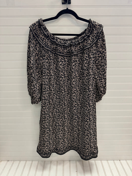 Black & Cream Dress Casual Short Max Studio, Size M