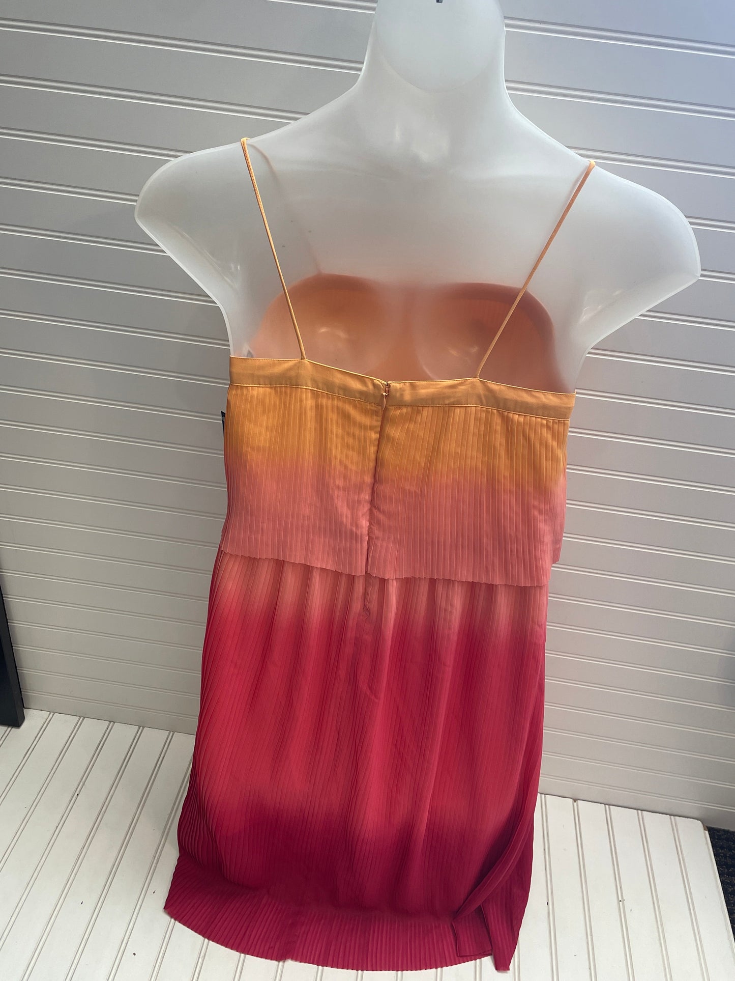 Orange & Pink Dress Party Short Leith, Size M