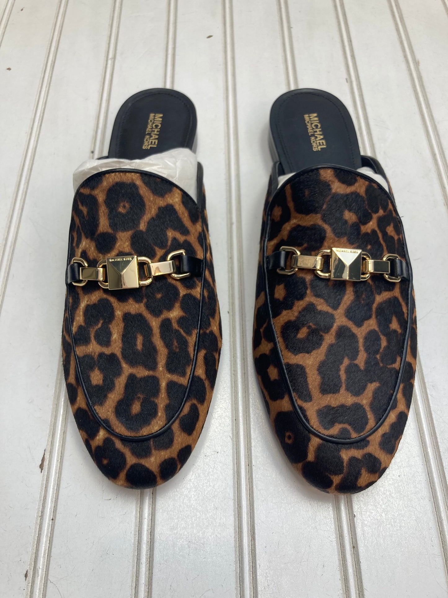 Animal Print Shoes Flats Michael By Michael Kors, Size 10