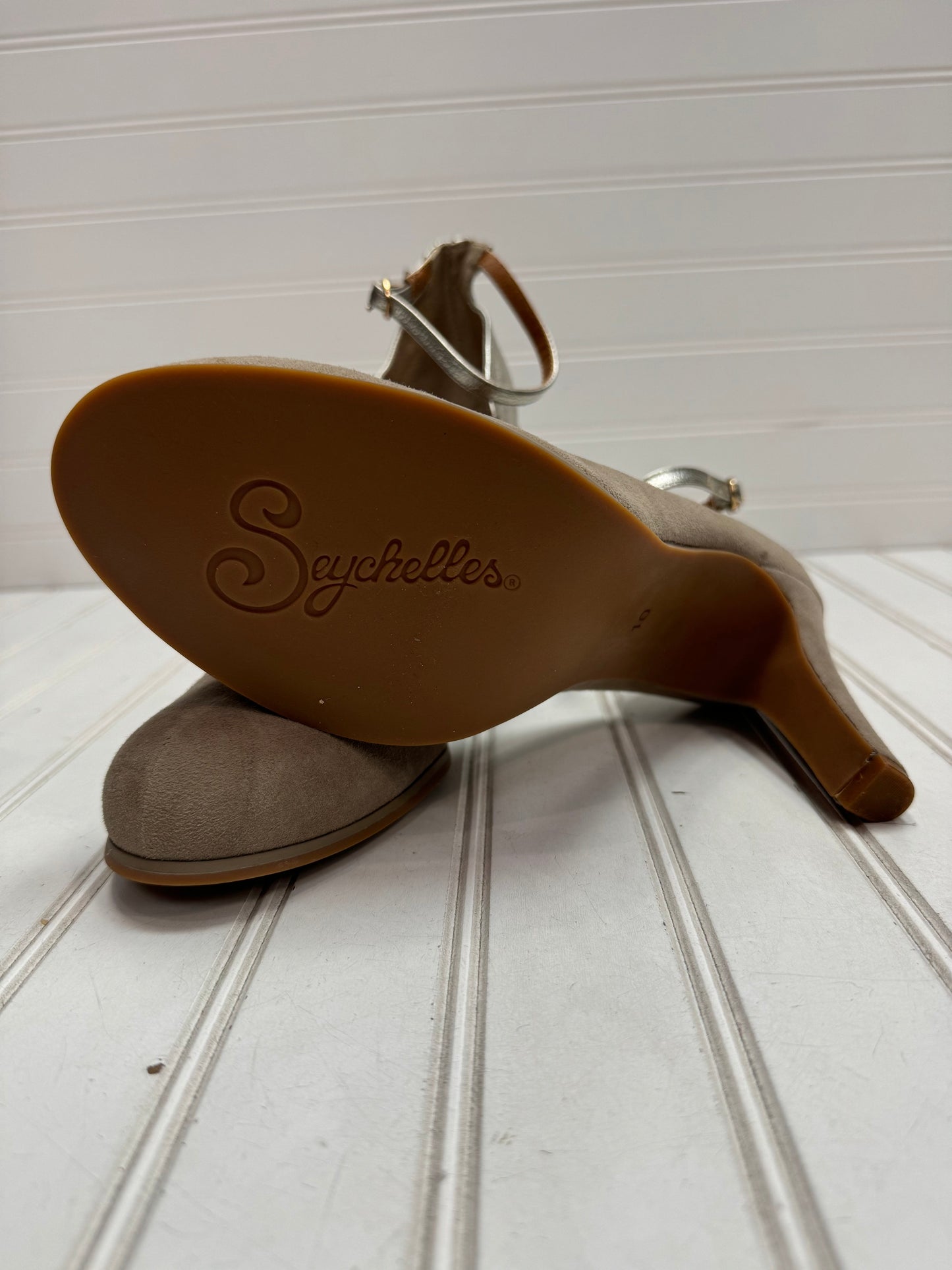 Shoes Heels Stiletto By Seychelles In Gold & Tan, Size: 10