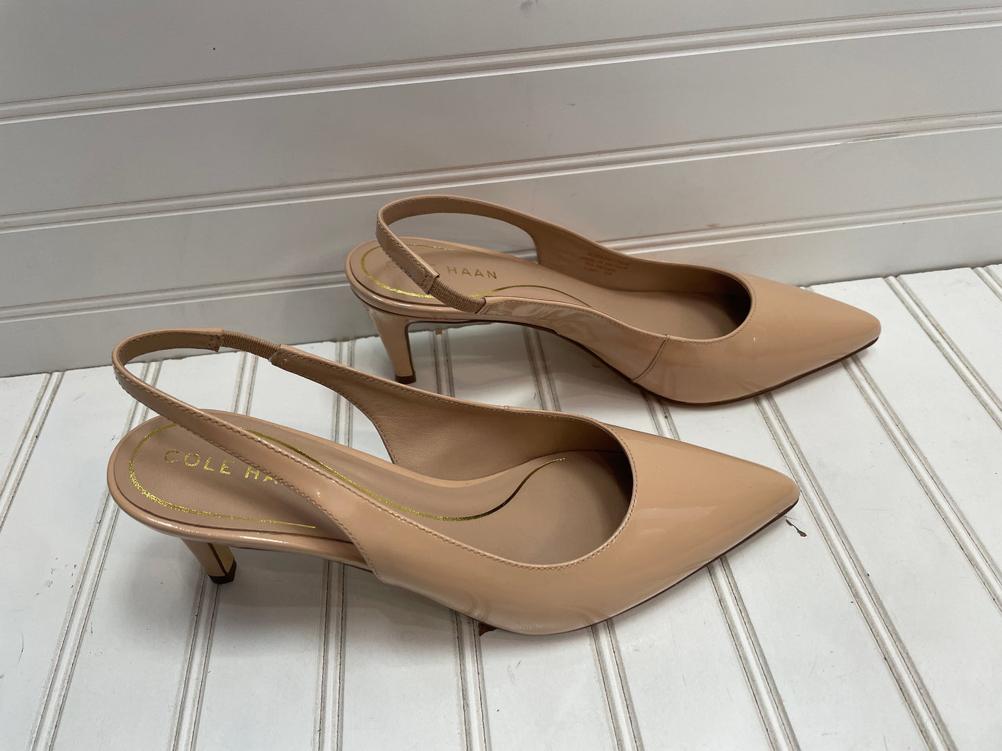 Shoes Heels Kitten By Cole-haan In Tan, Size: 7.5